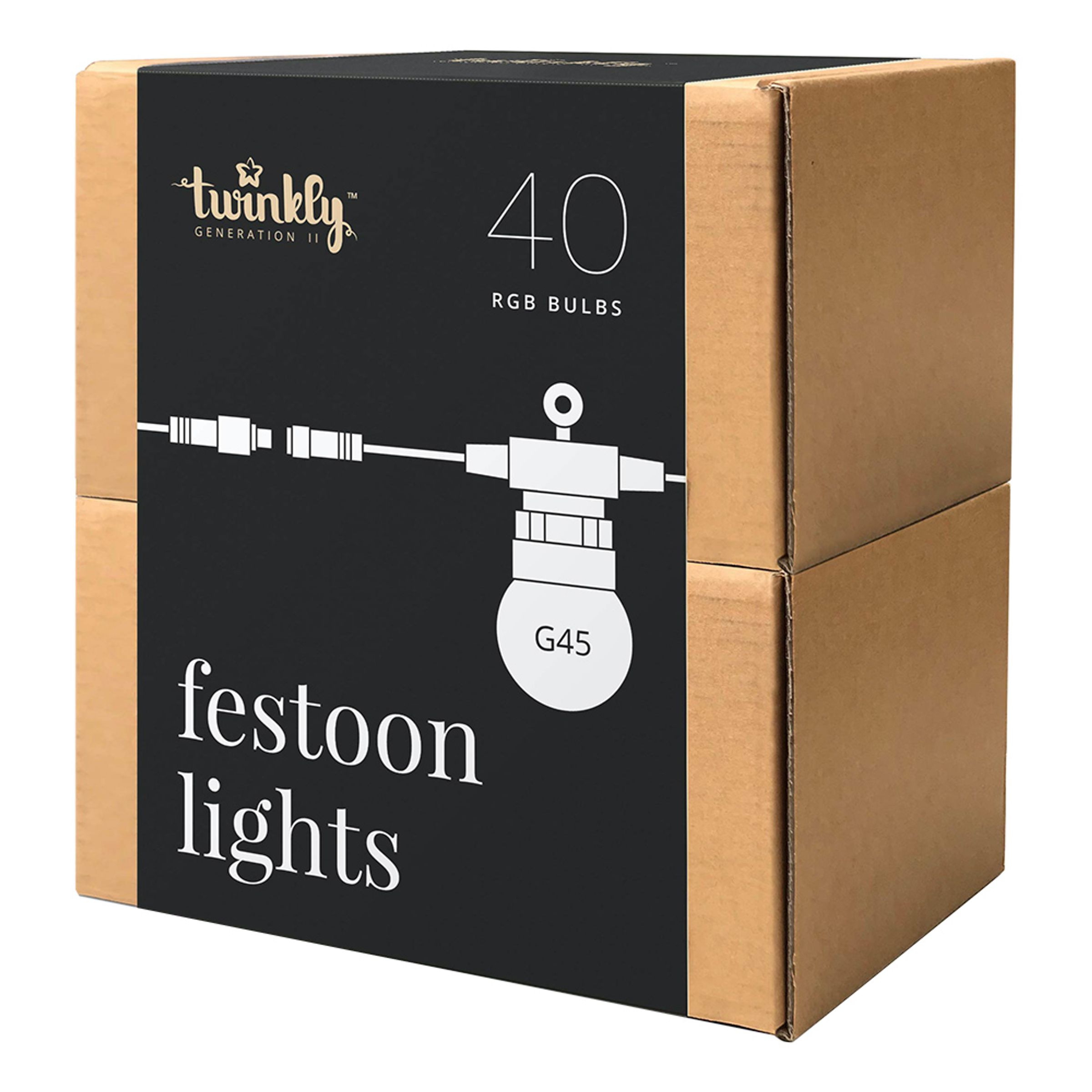 Twinkly Festoon Appstyrd Ljusslinga - 40 lampor