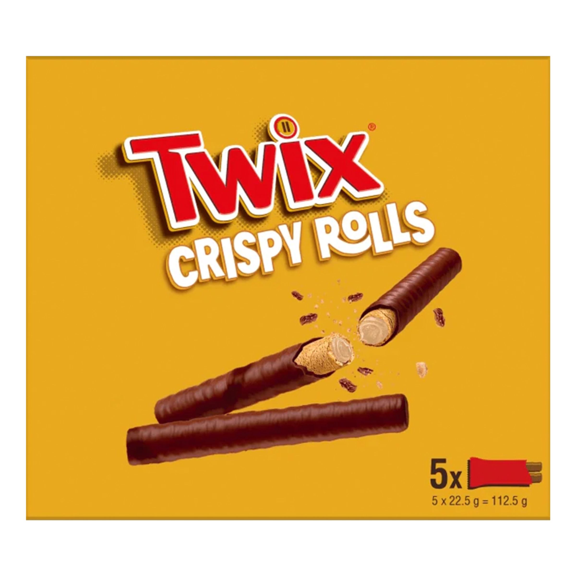 Twix Crispy Rolls - 5-pack | Hem - Godis & Läsk - Godis - Choklad | Maskeradspecialisten