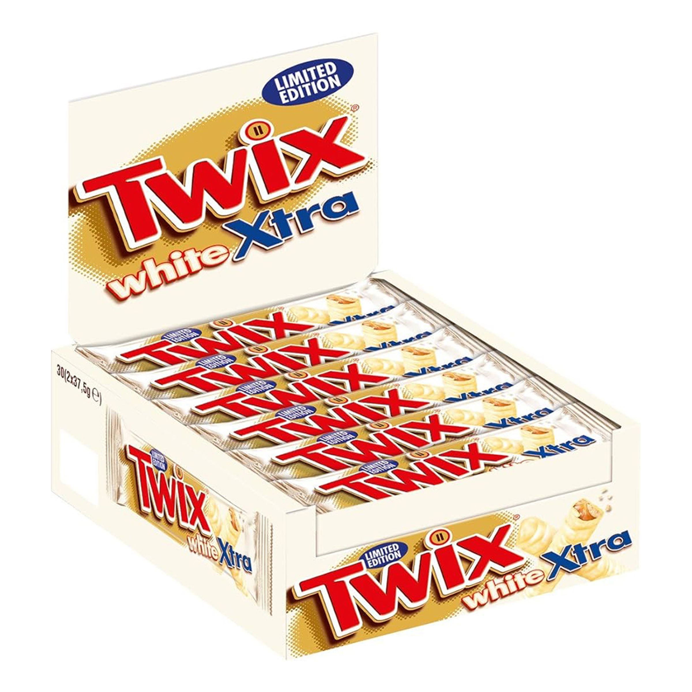 Twix White Xtra Storpack - 30-pack