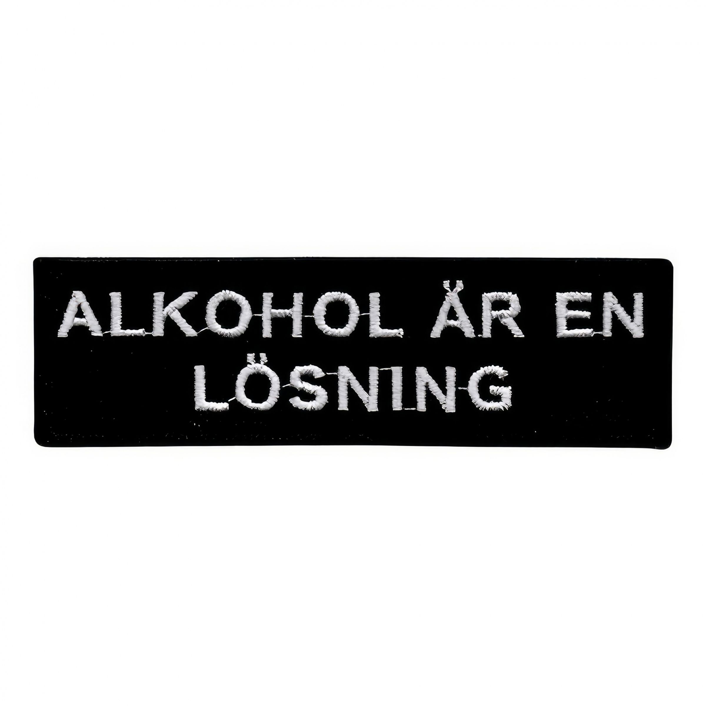 Tygmärke Alkohol Är En Lösning