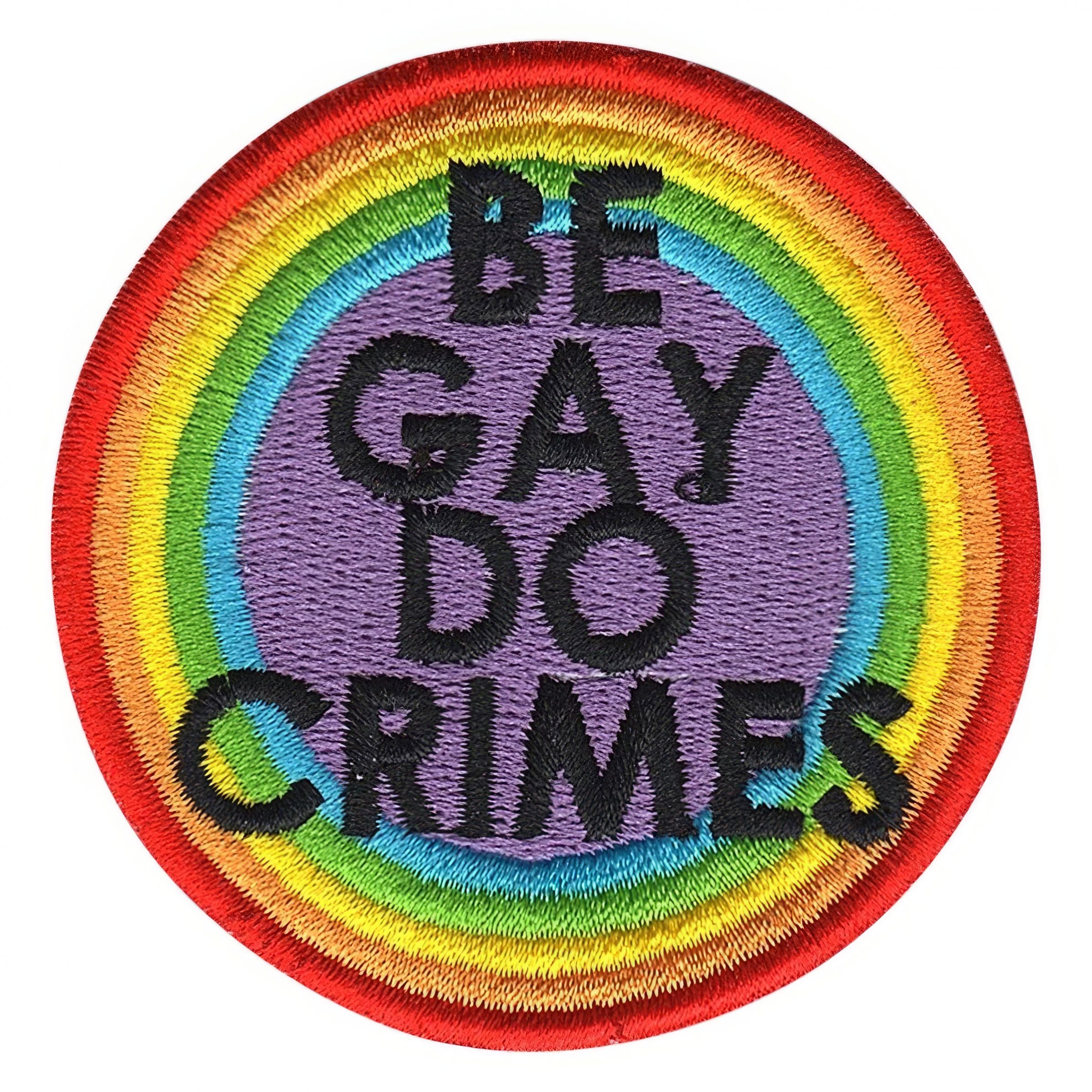 Tygmärke Be Gay Do Crimes