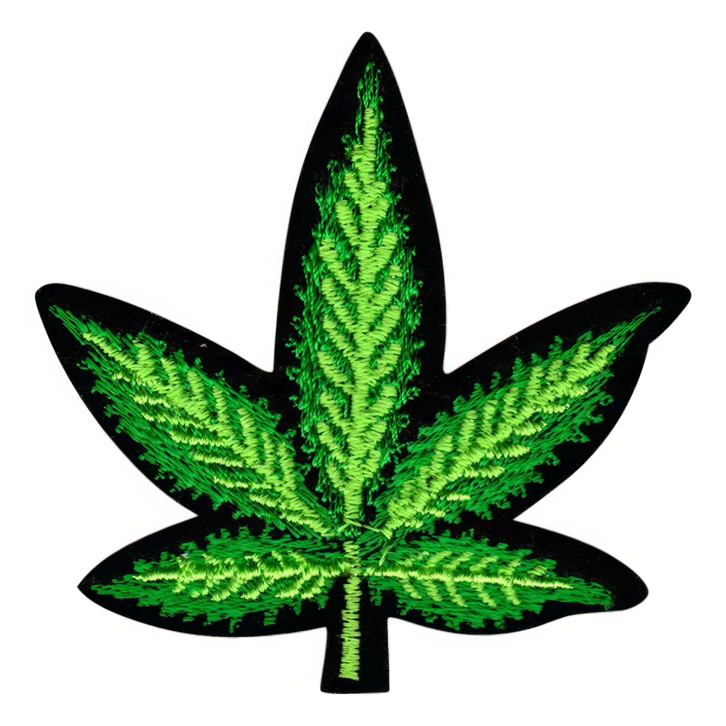 Tygmärke Cannabis Grön