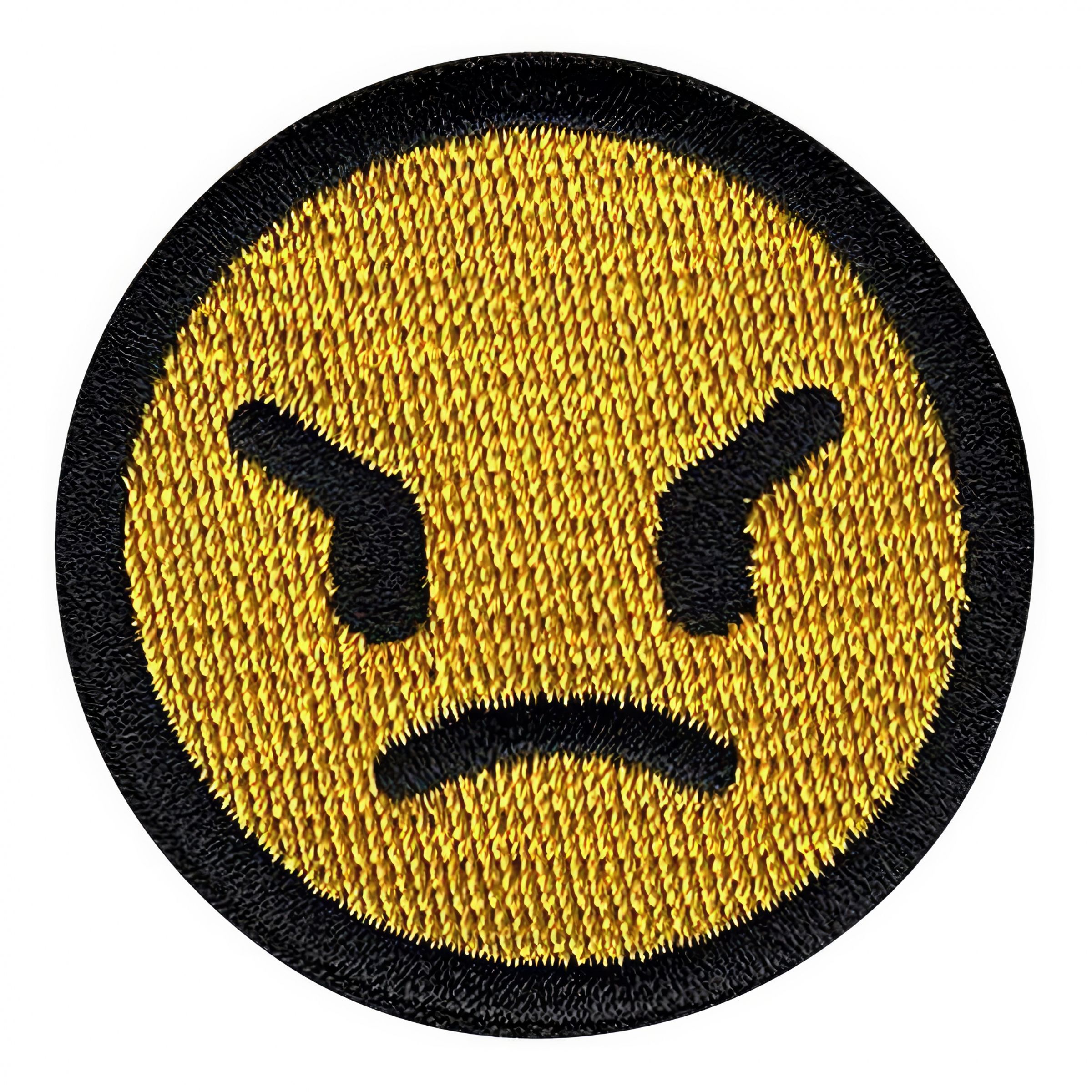 Läs mer om Tygmärke Emoji Arg