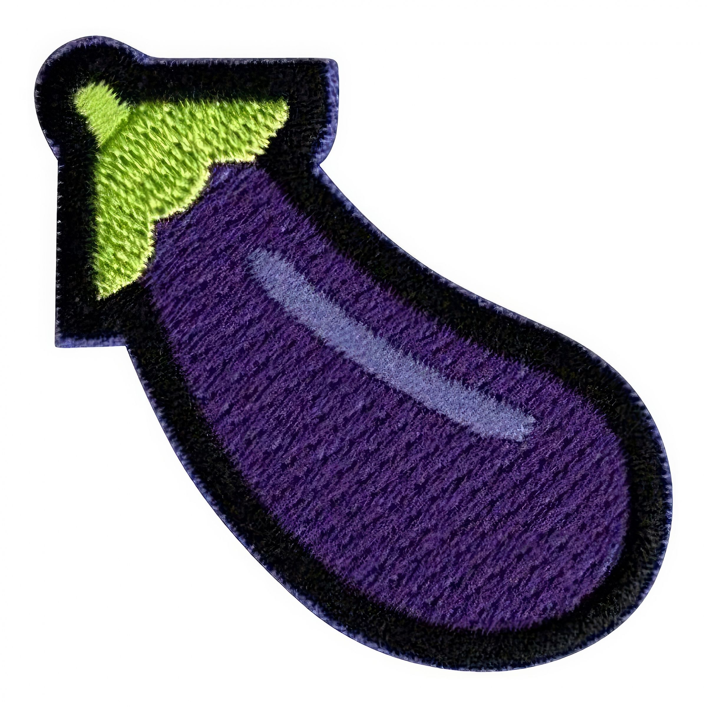 Läs mer om Tygmärke Emoji Aubergine/Eggplant