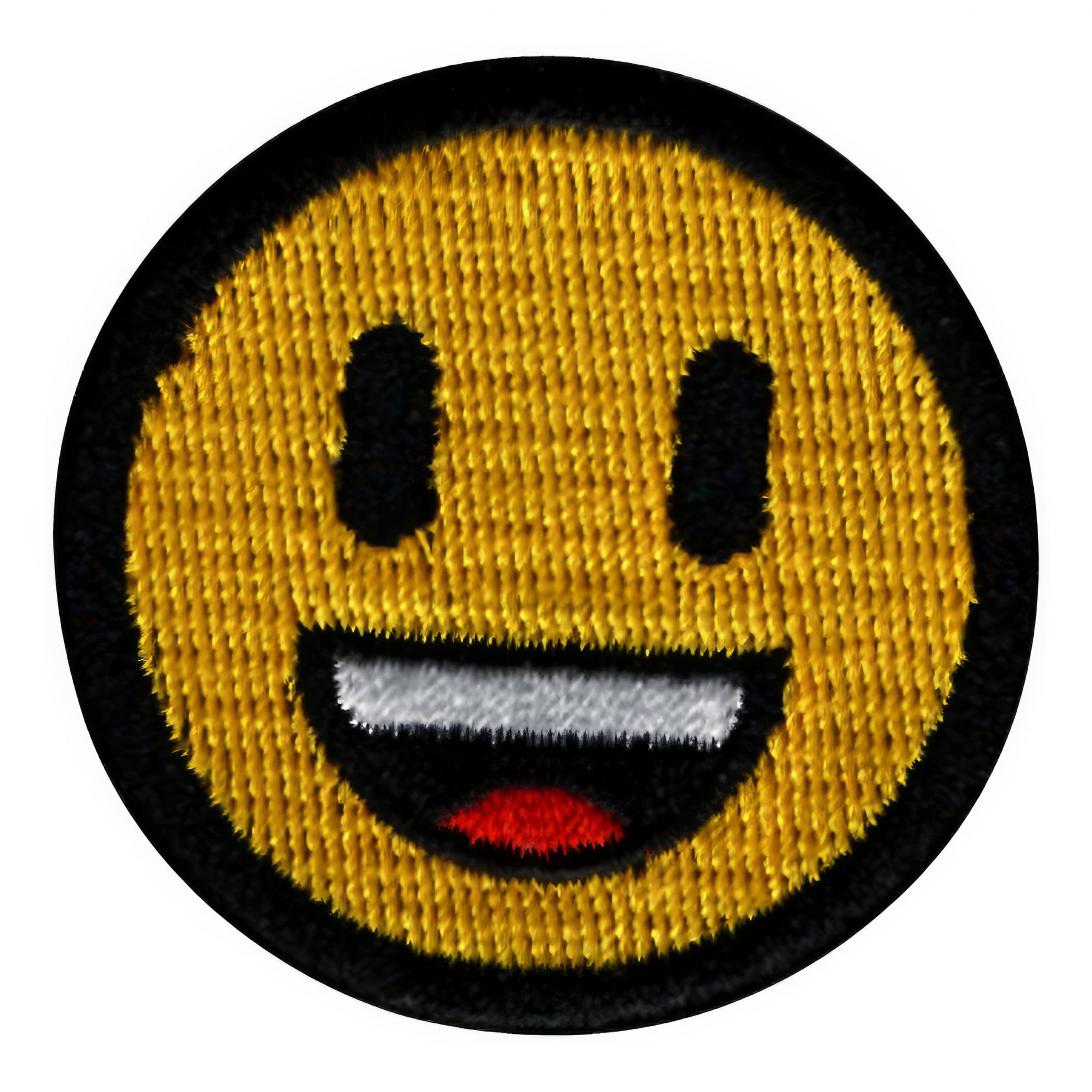 Läs mer om Tygmärke Emoji Smiley