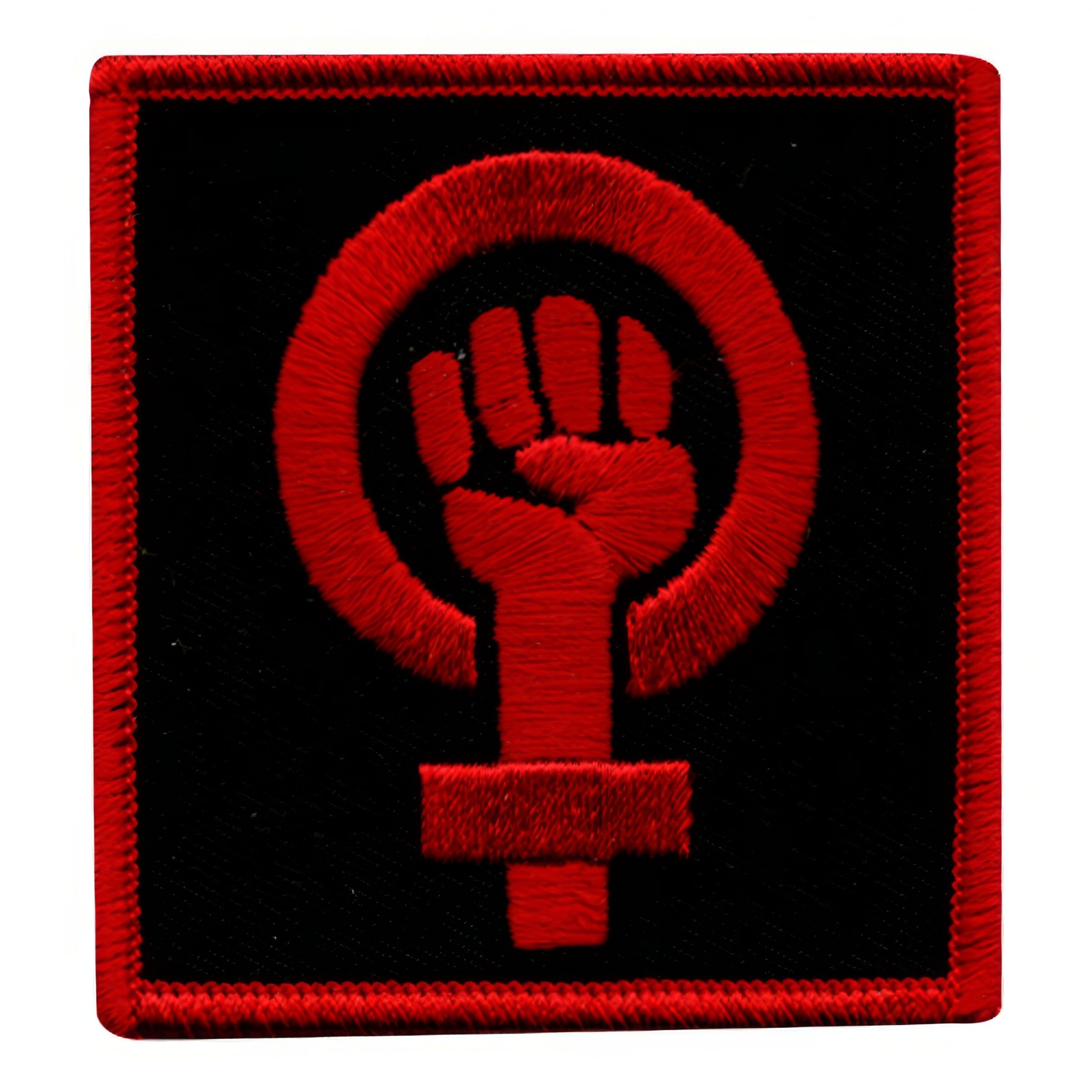 Tygmärke Feministisk Symbol