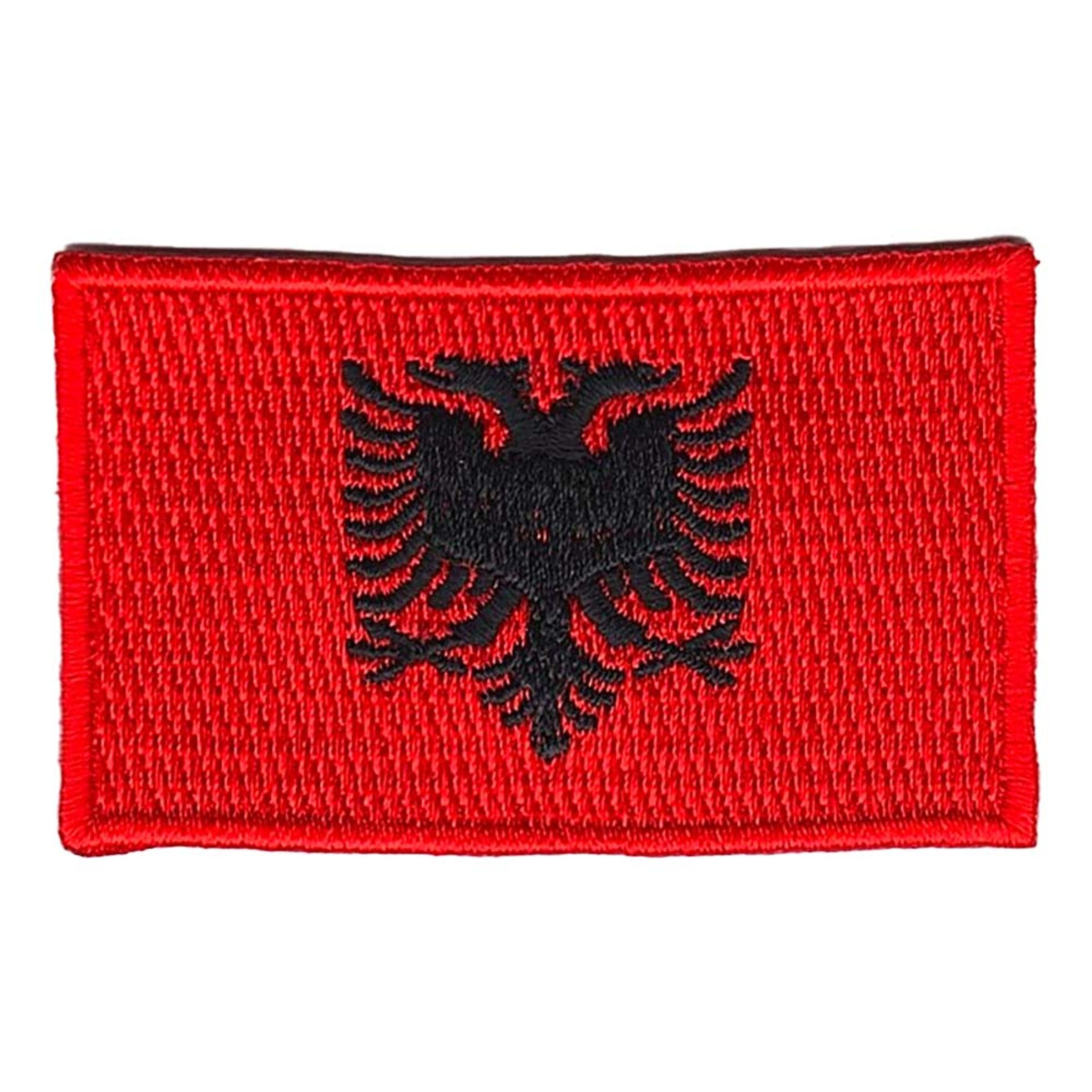 Läs mer om Tygmärke Flagga Albanien
