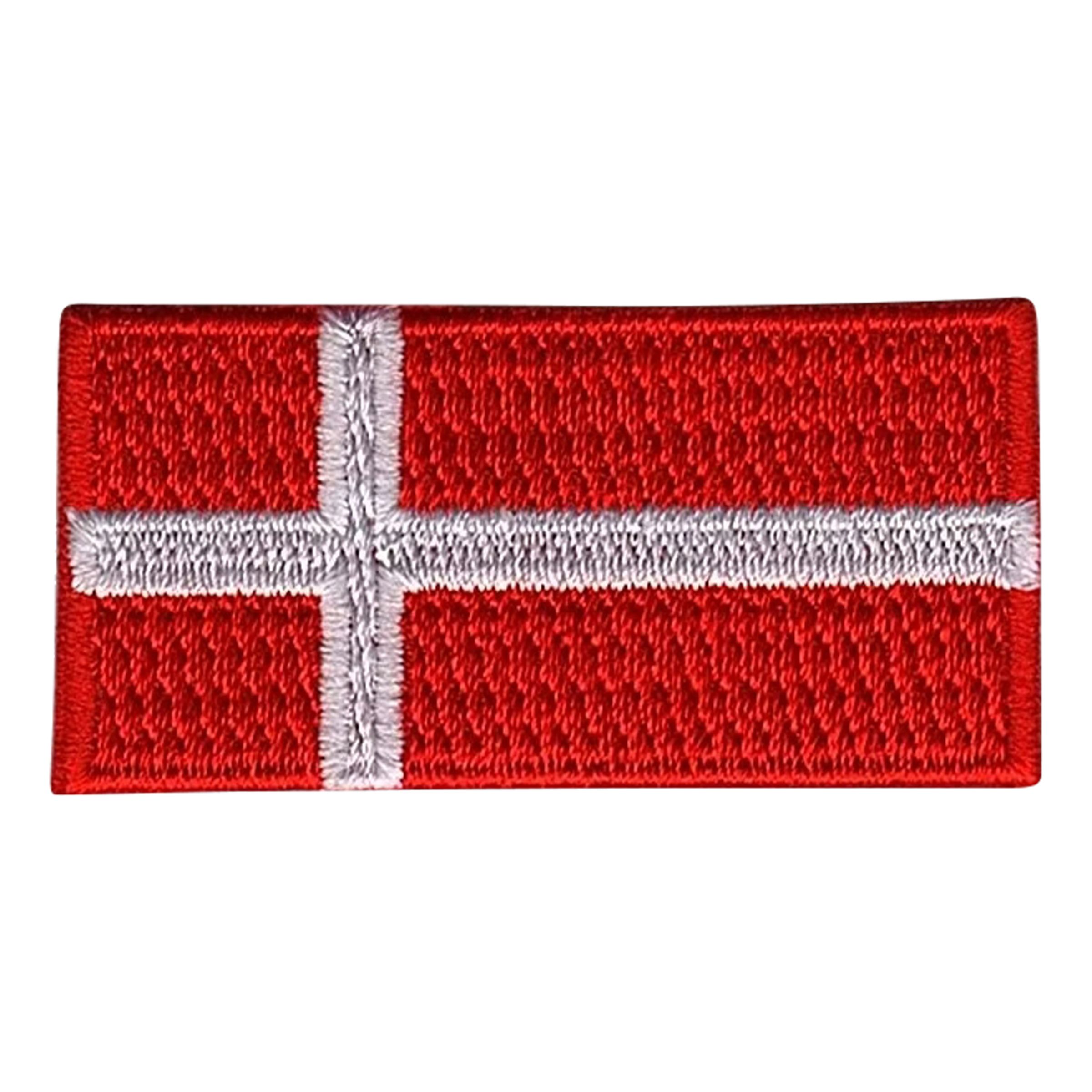Läs mer om Tygmärke Flagga Danmark - Liten