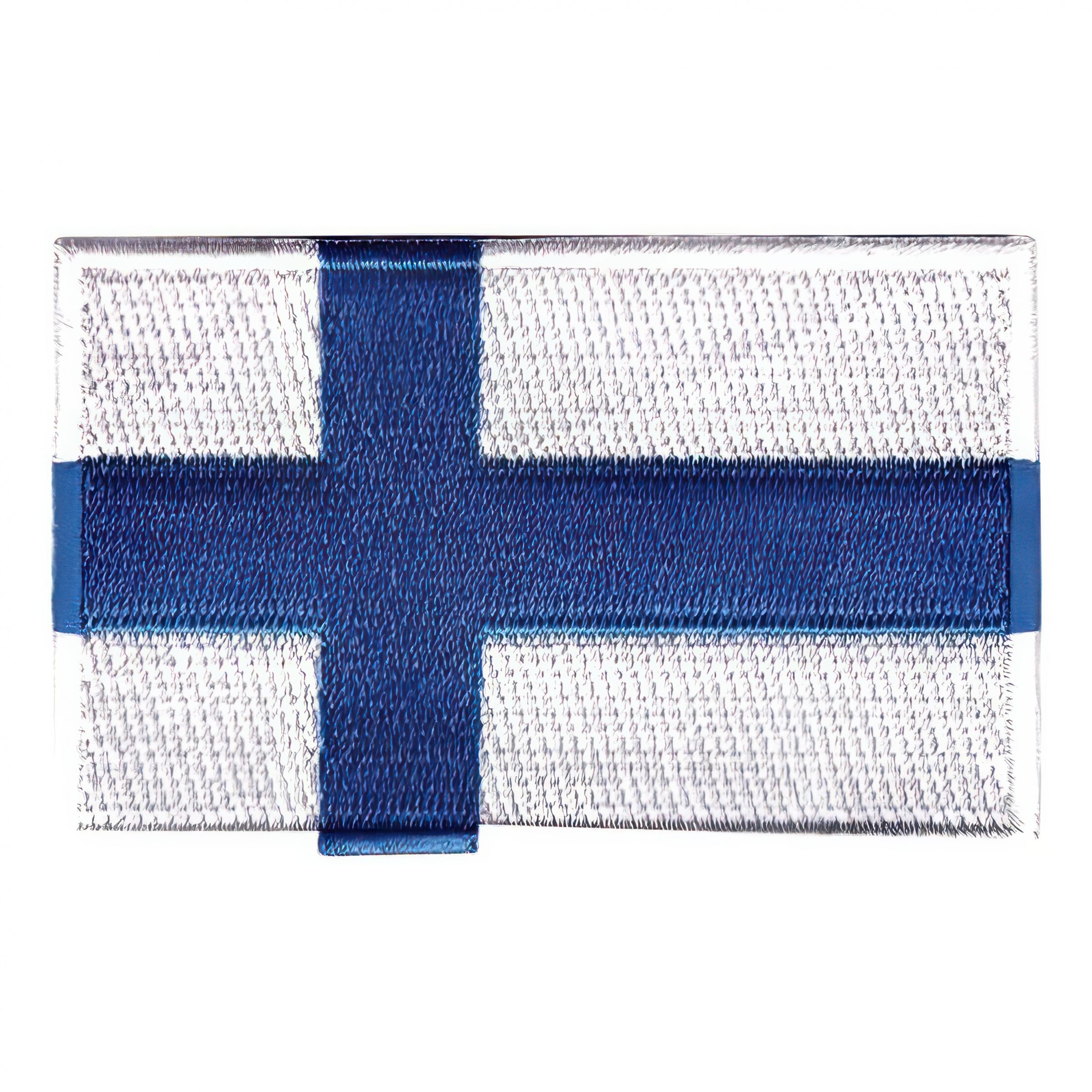 Läs mer om Tygmärke Flagga Finland - Stor
