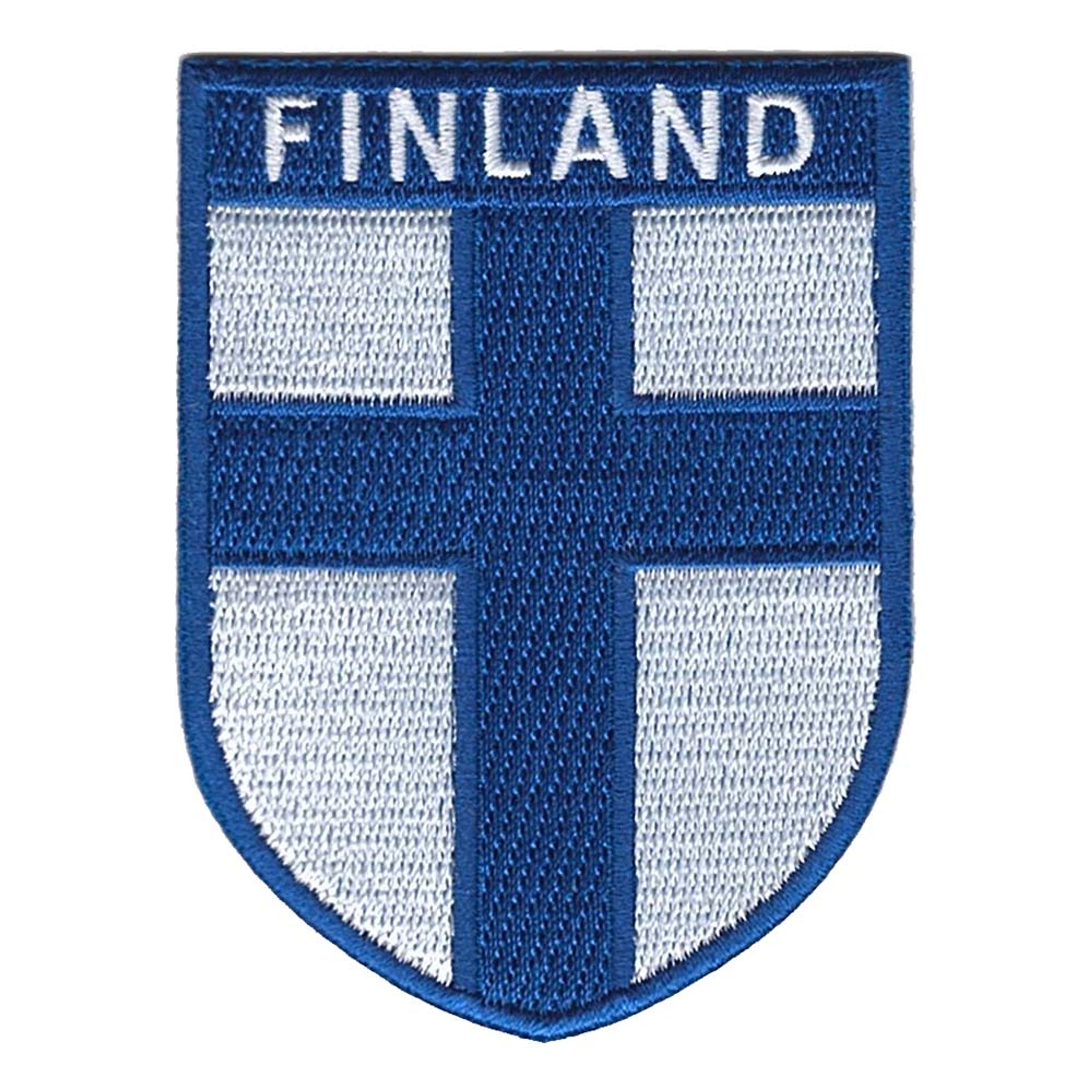 Tygmärke Flaggsköld Finland