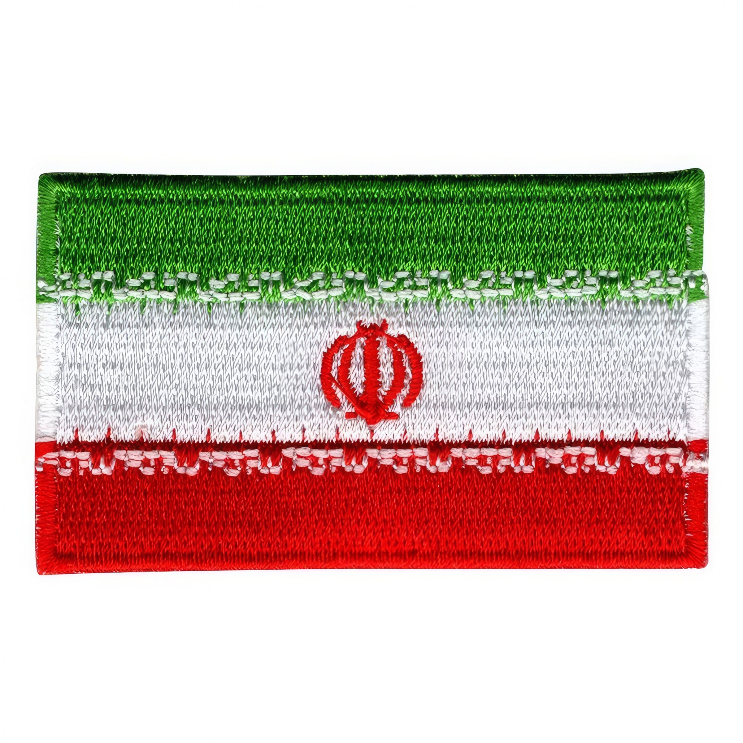 Tygmärke Flagga Iran