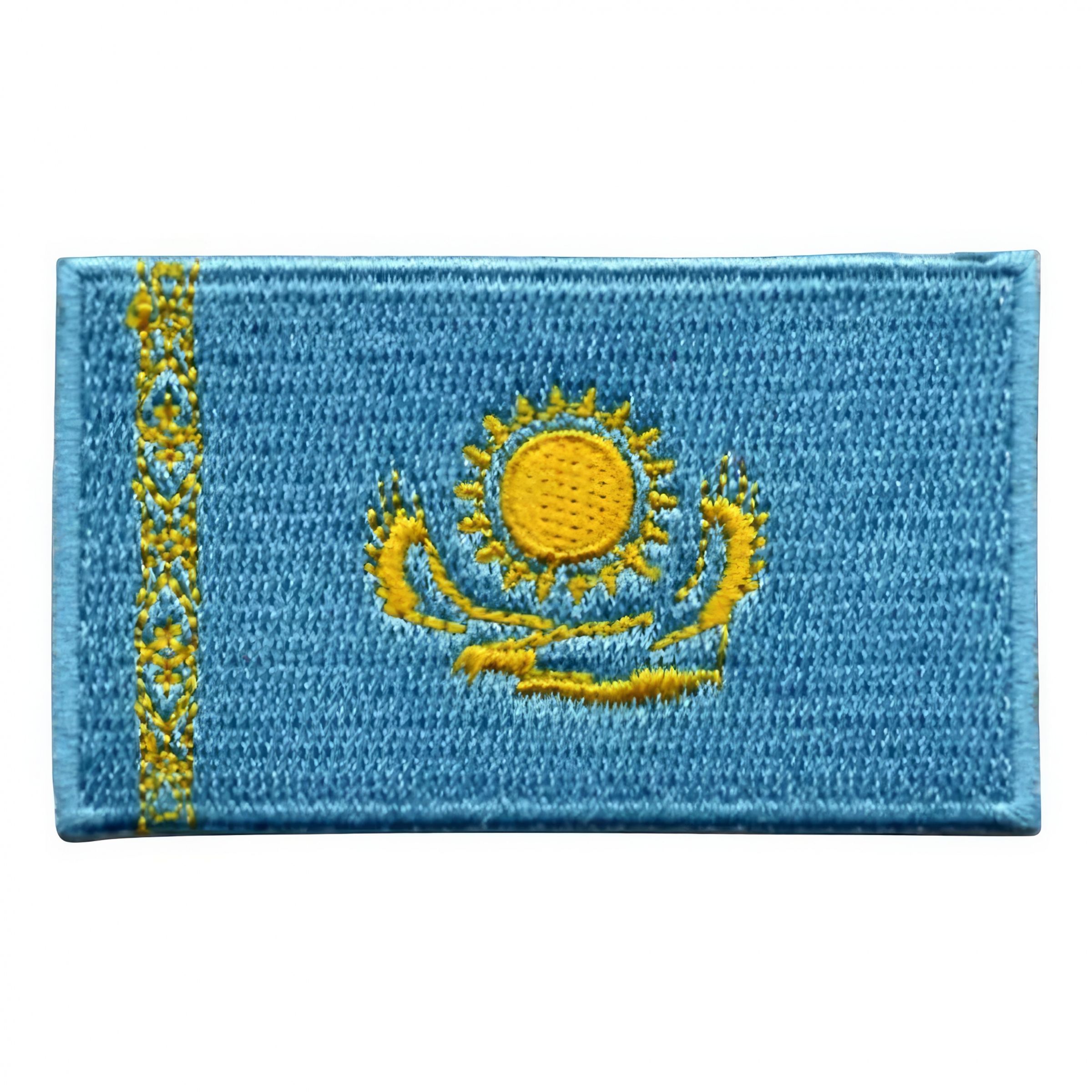 Läs mer om Tygmärke Flagga Kazakstan