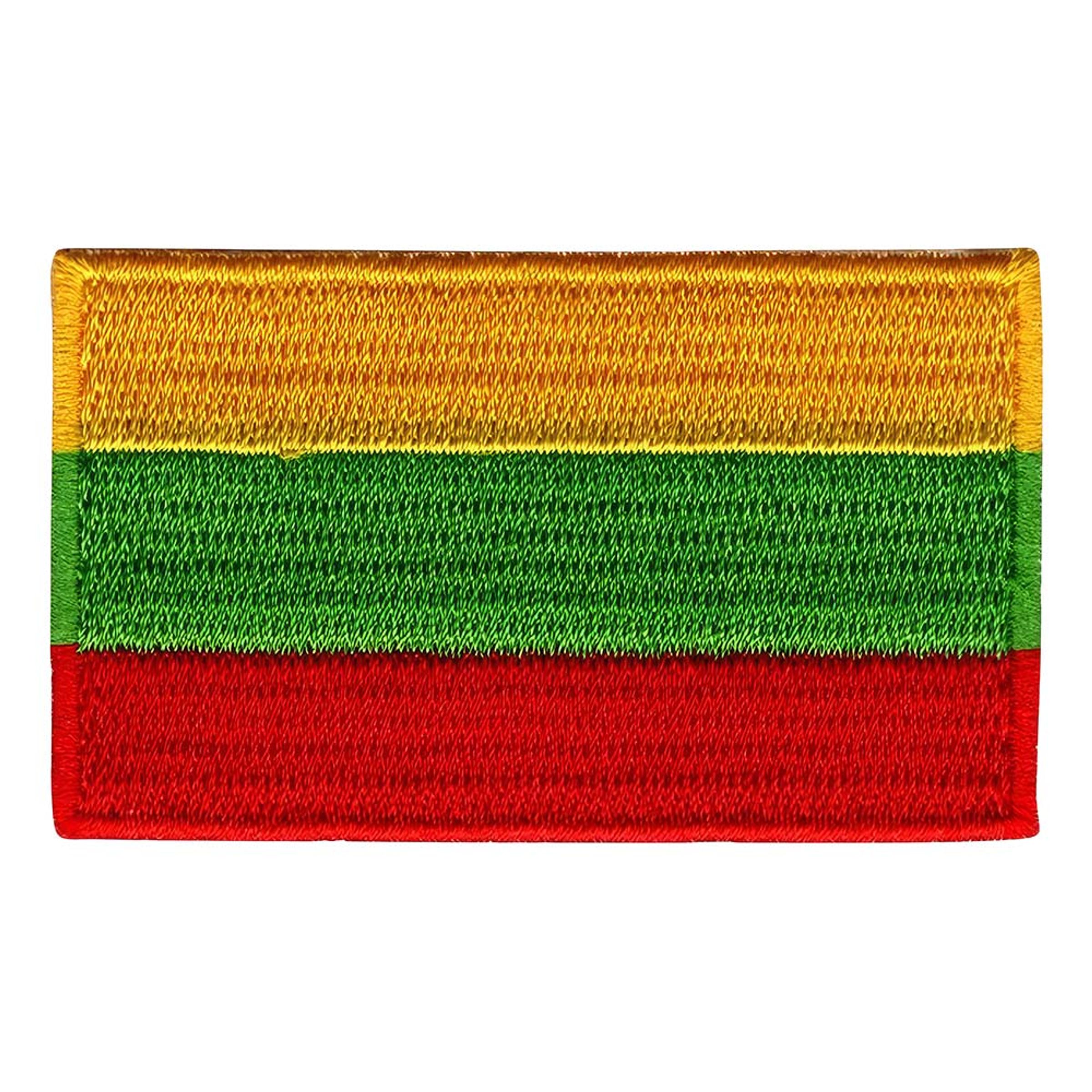 Tygmärke Flagga Litauen