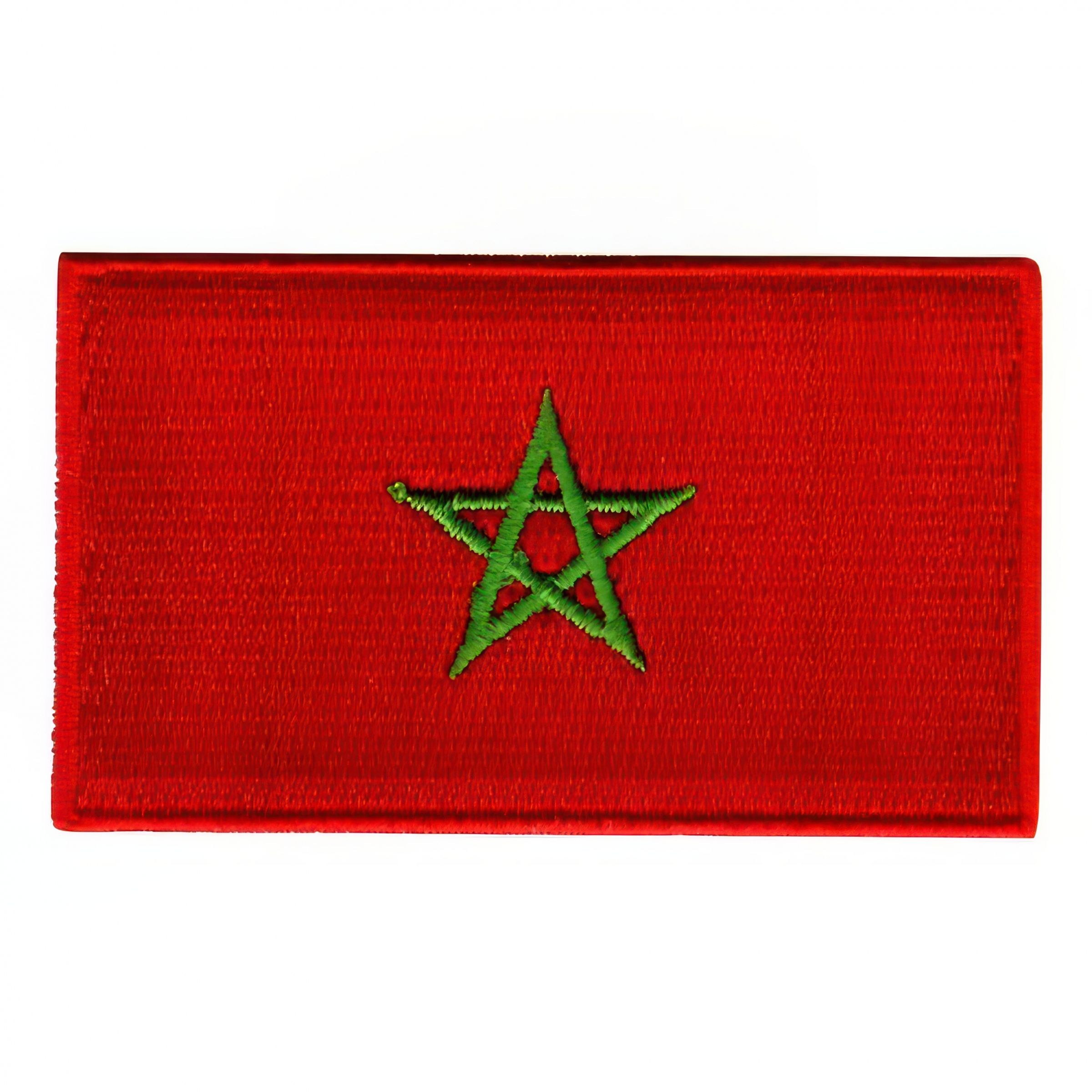 Tygmärke Flagga Marocko