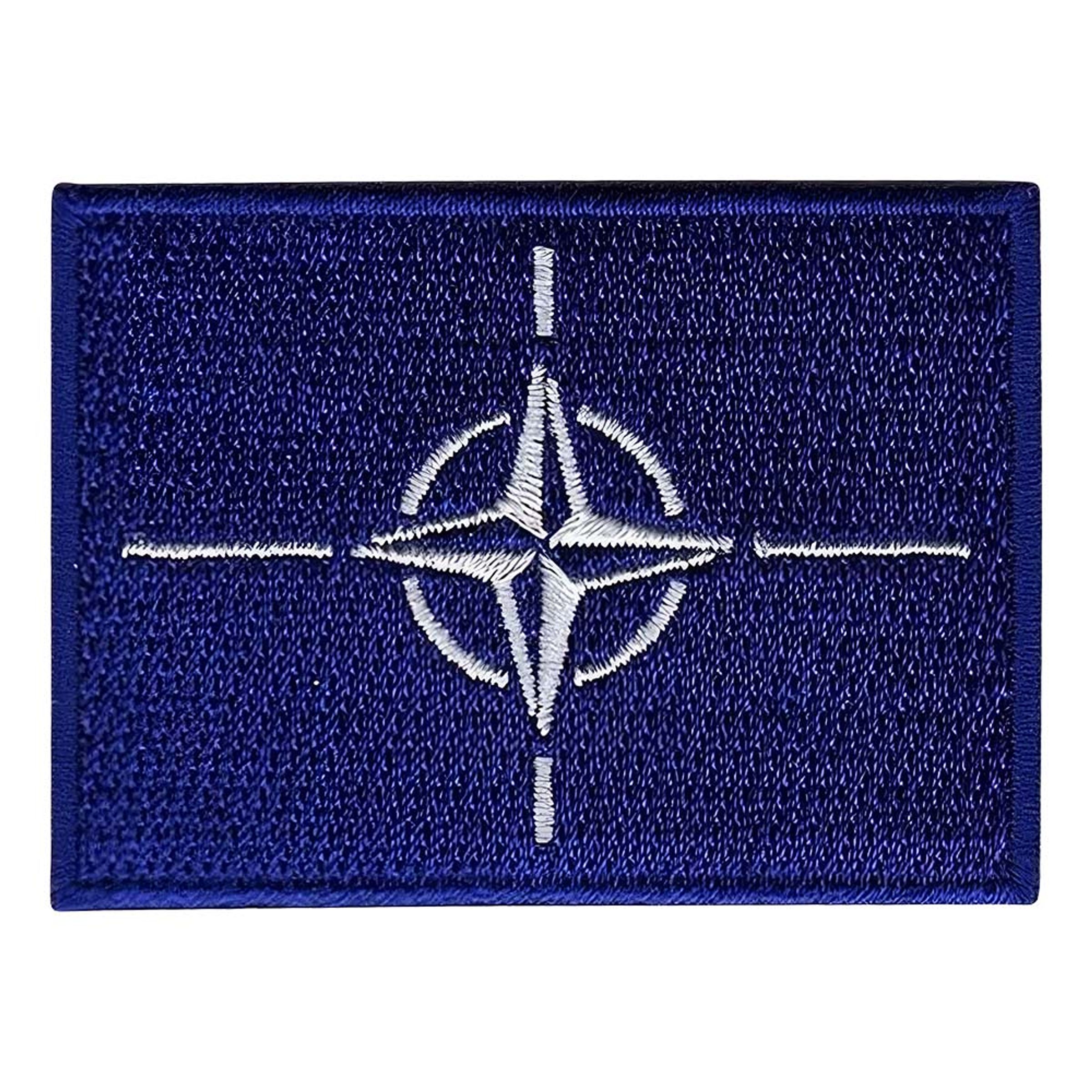 Tygmärke Flagga NATO
