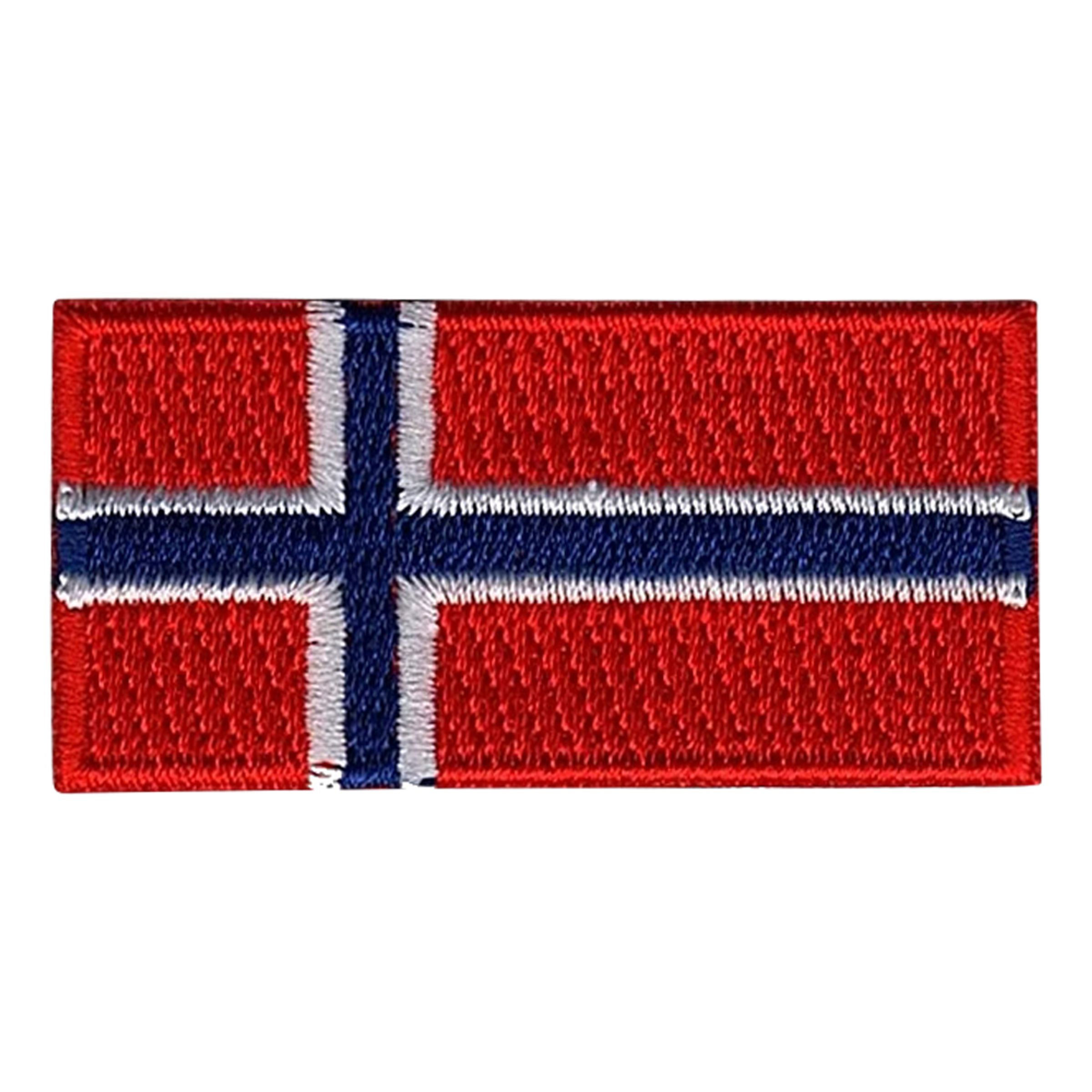 Tygmärke Flagga Norge - Liten