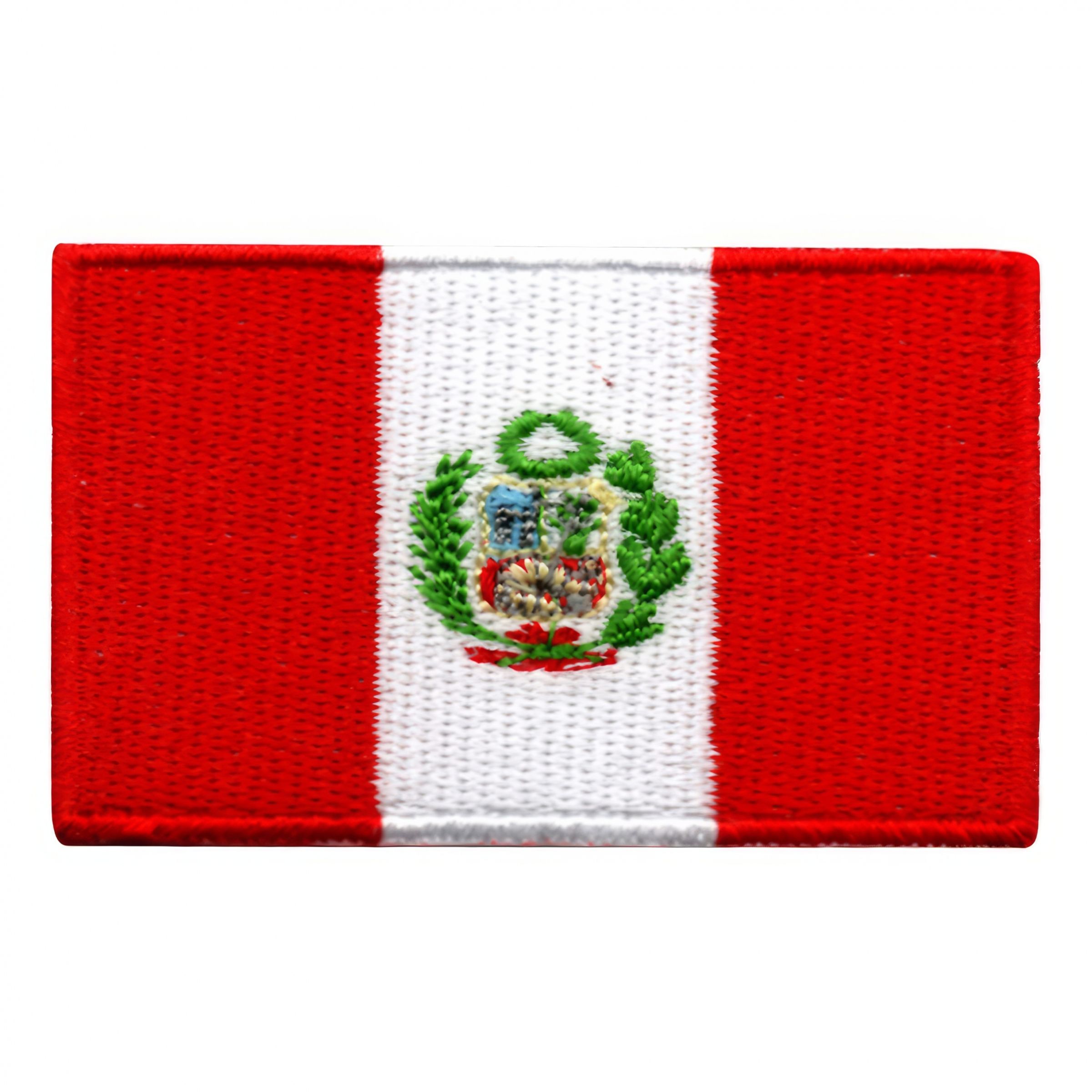 Tygmärke Flagga Peru