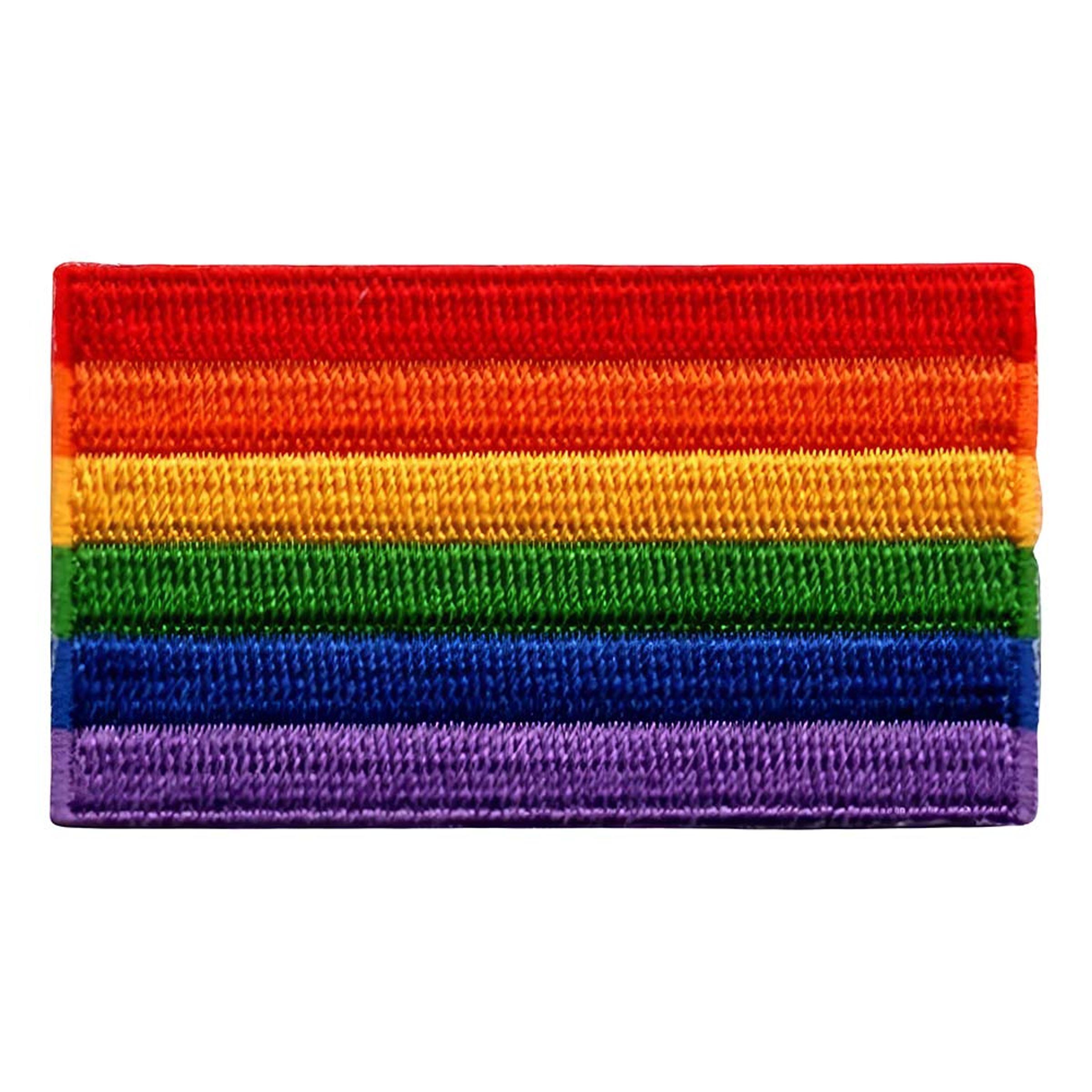 Tygmärke Flagga Pride Regnbåge - Mellan