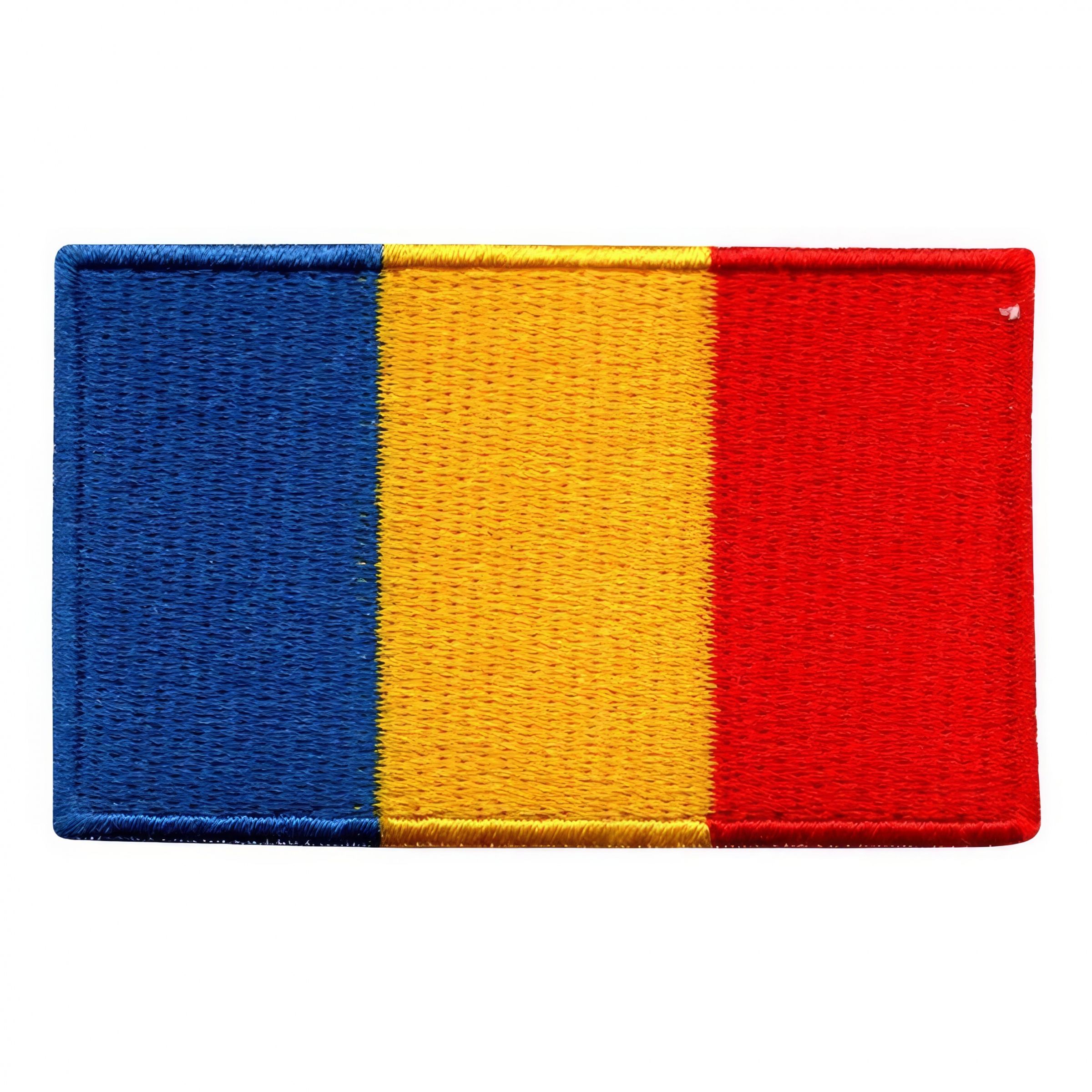 Tygmärke Flagga Rumänien/Chad