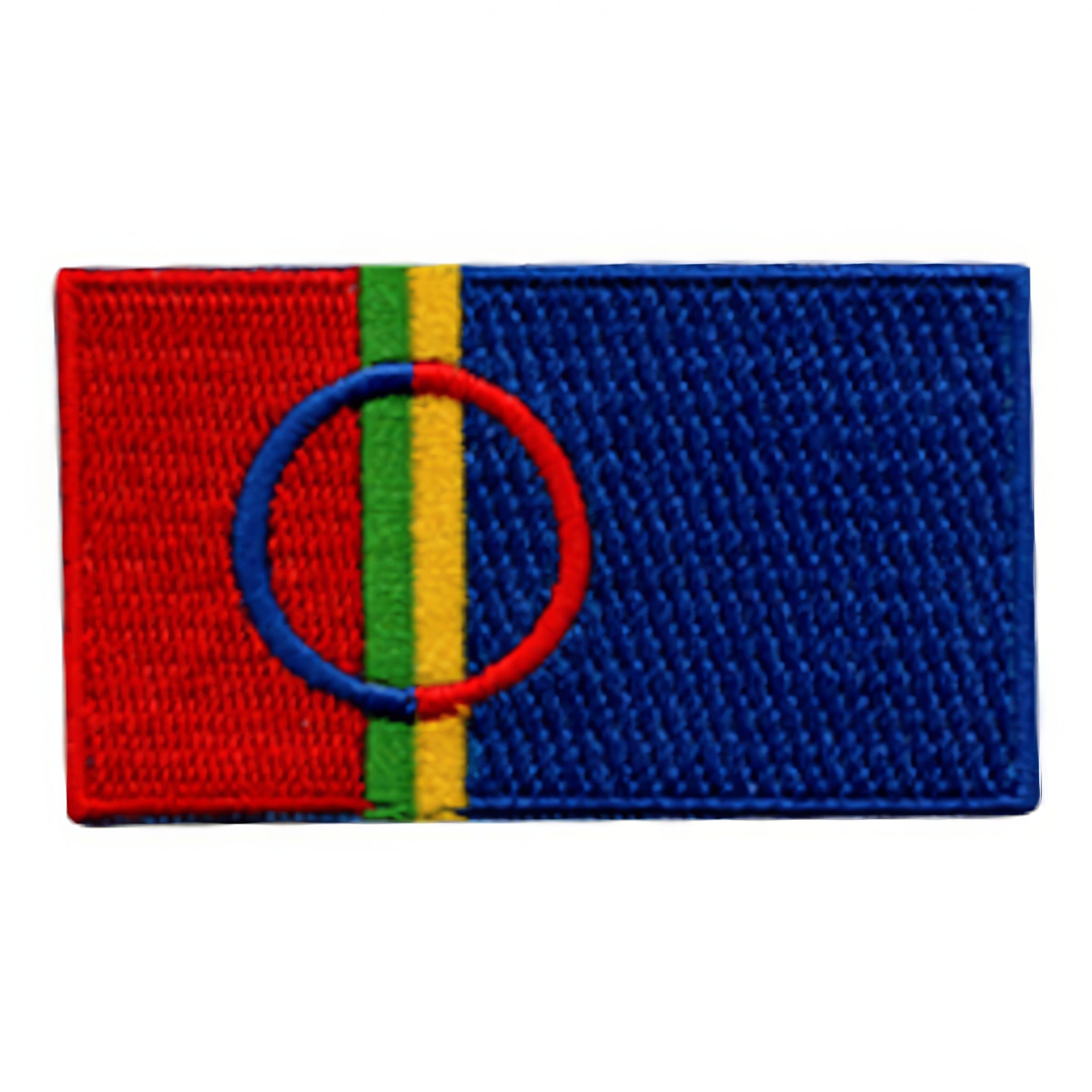 Tygmärke Flagga Sápmi - Stor