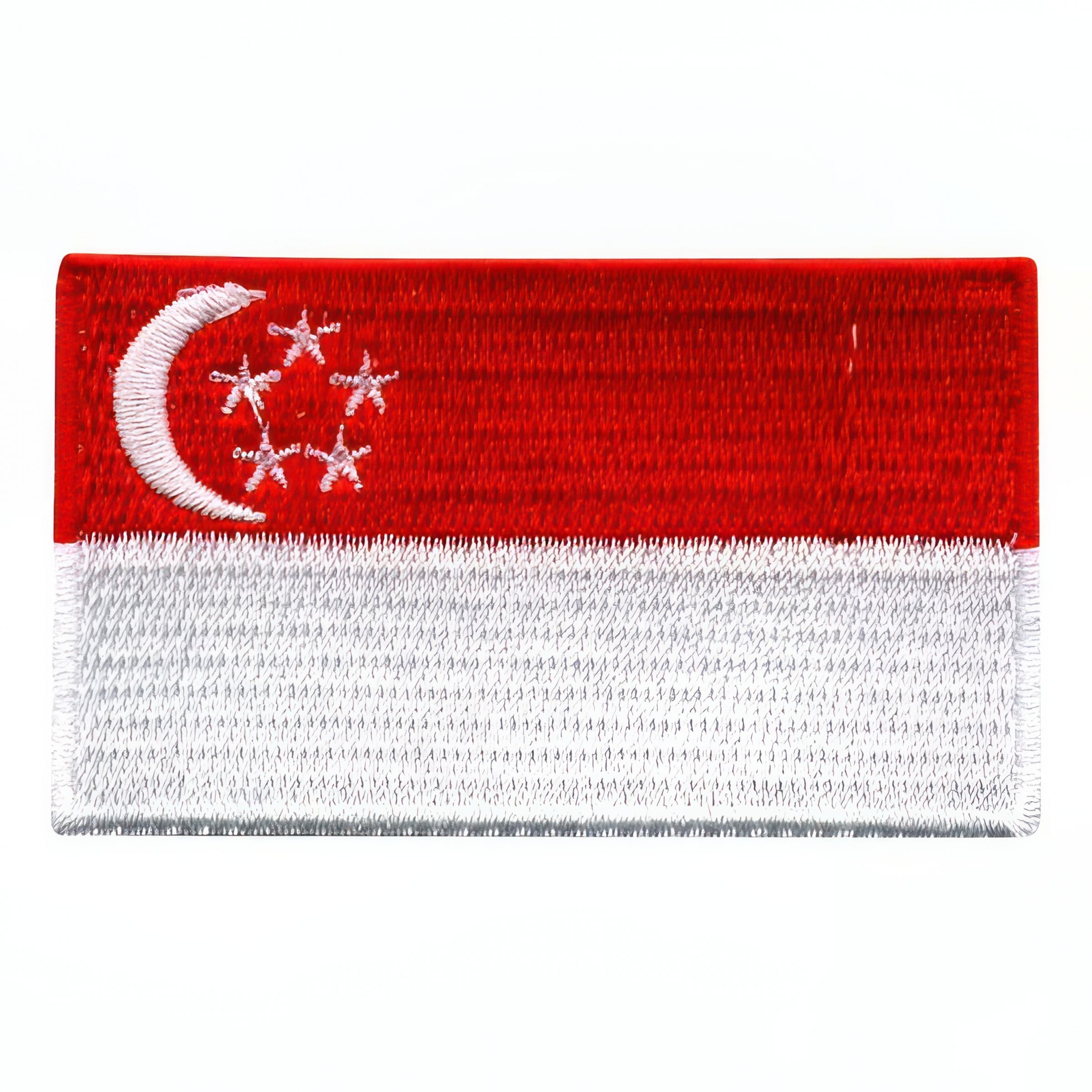 Läs mer om Tygmärke Flagga Singapore