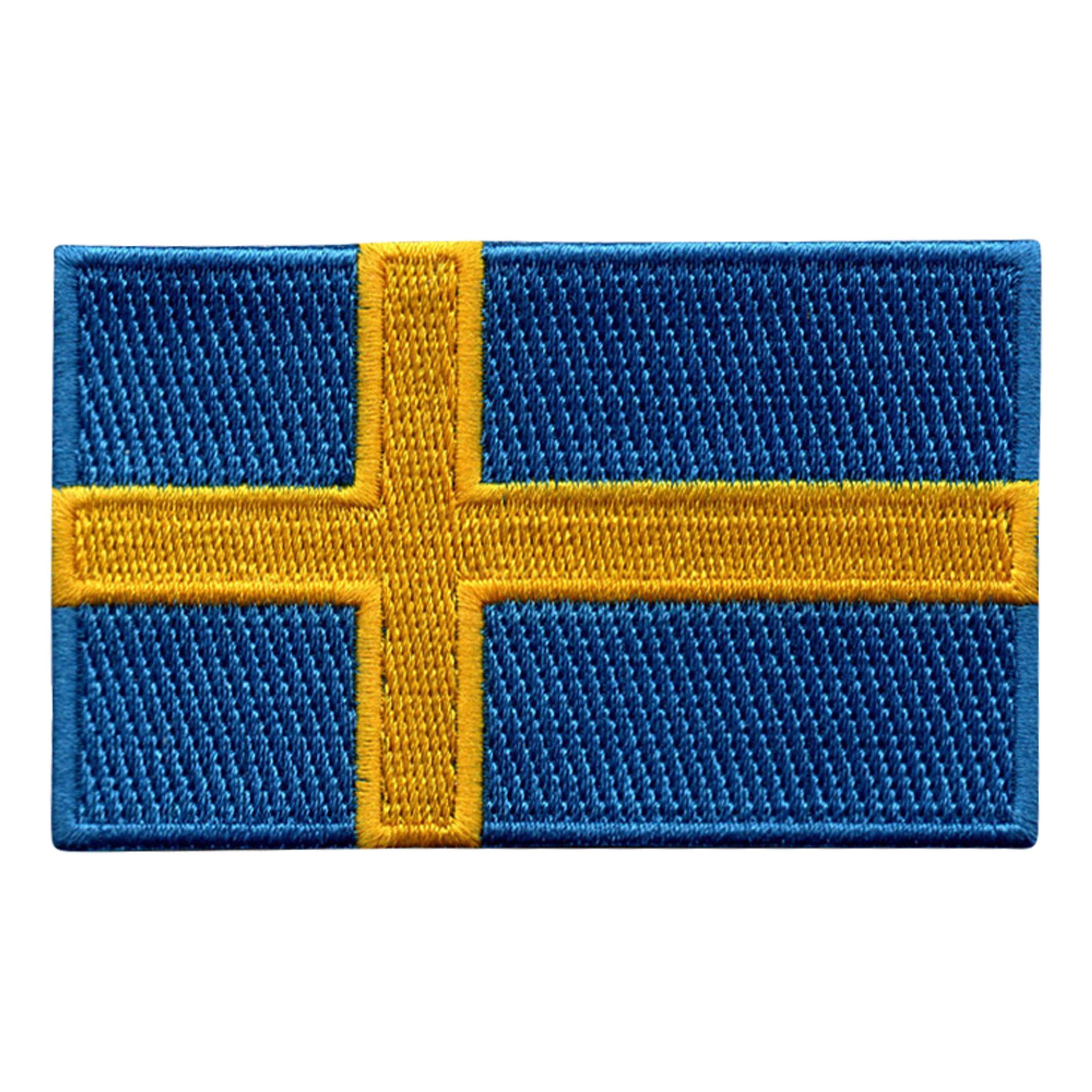 Läs mer om Tygmärke Flagga Sverige - Stor