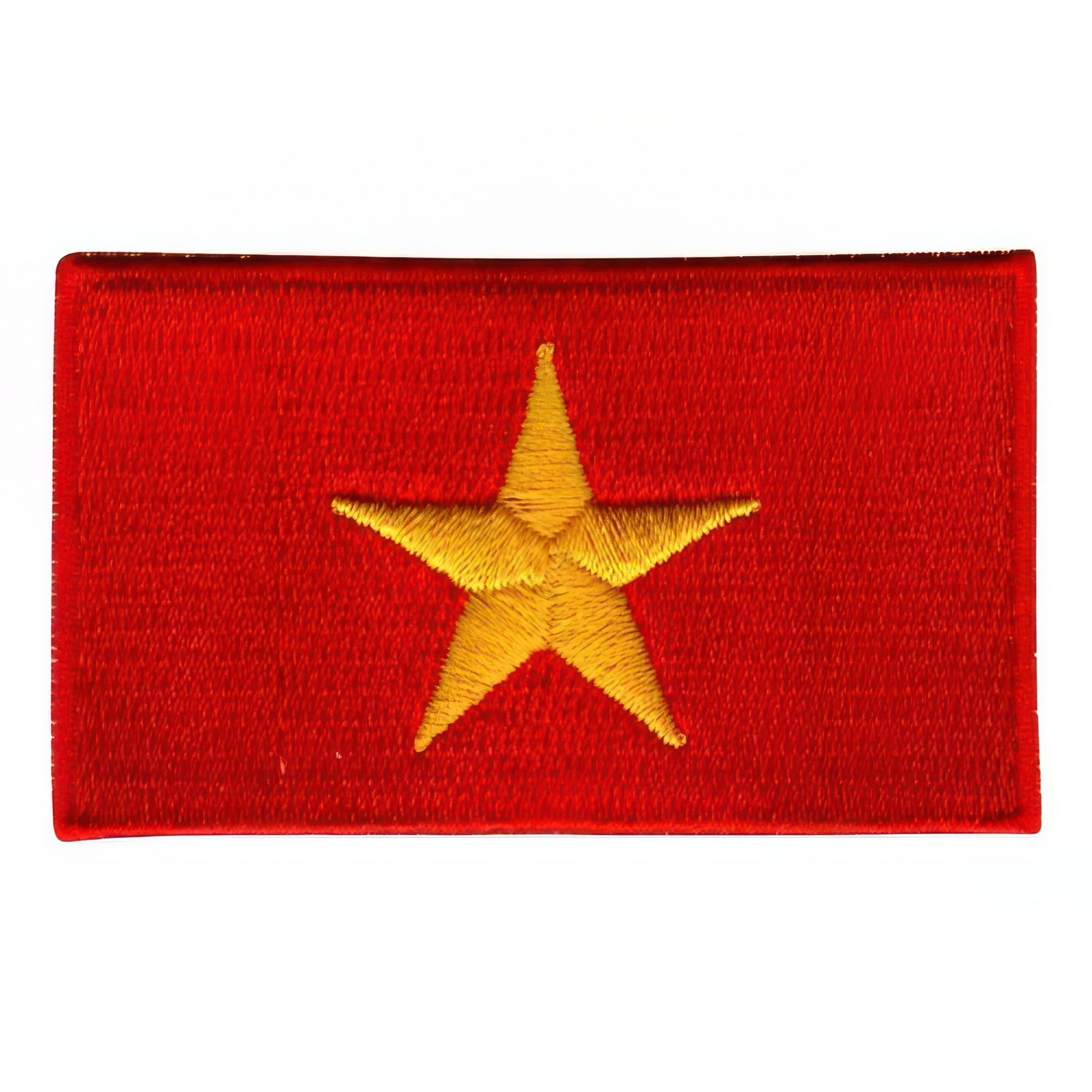 Tygmärke Flagga Vietnam