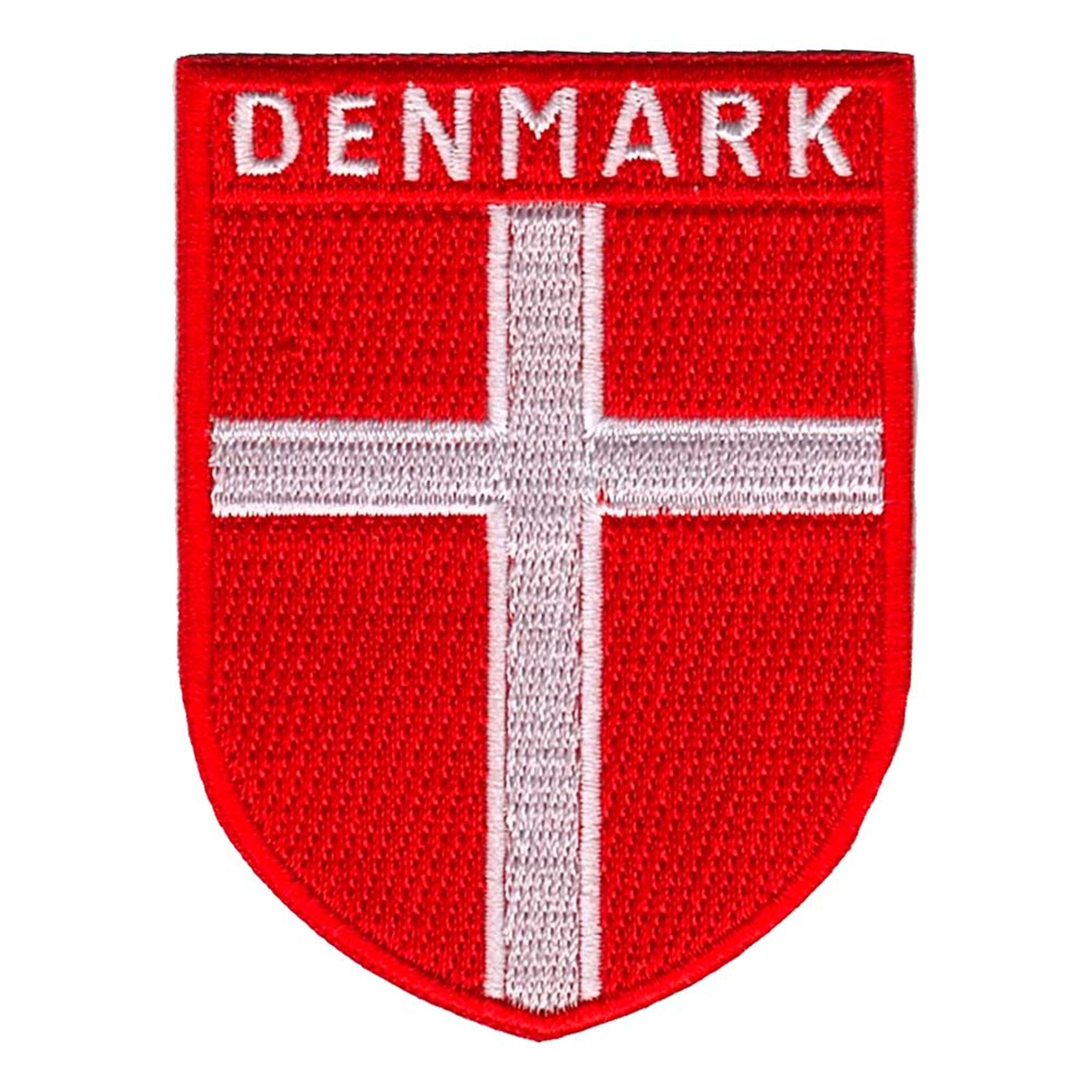Läs mer om Tygmärke Flaggsköld Denmark