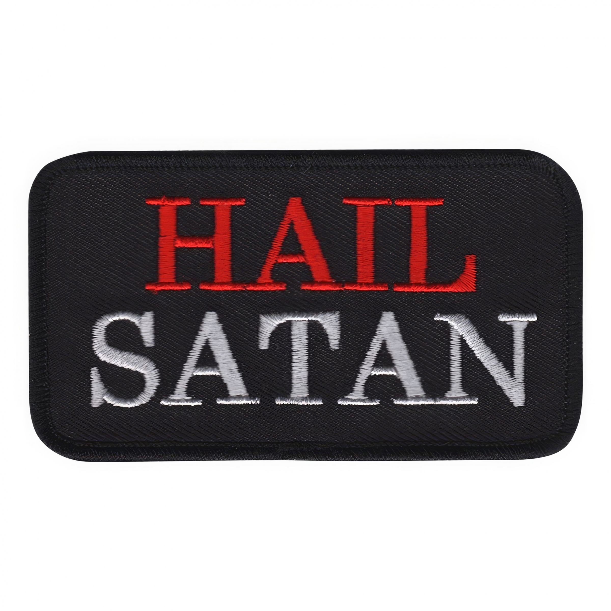 Läs mer om Tygmärke Hail Satan