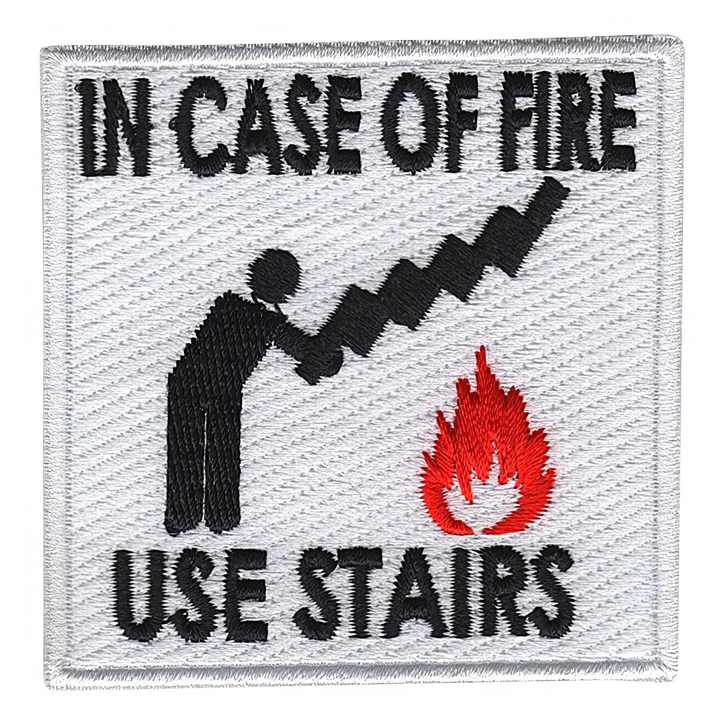 Läs mer om Tygmärke In Case of Fire