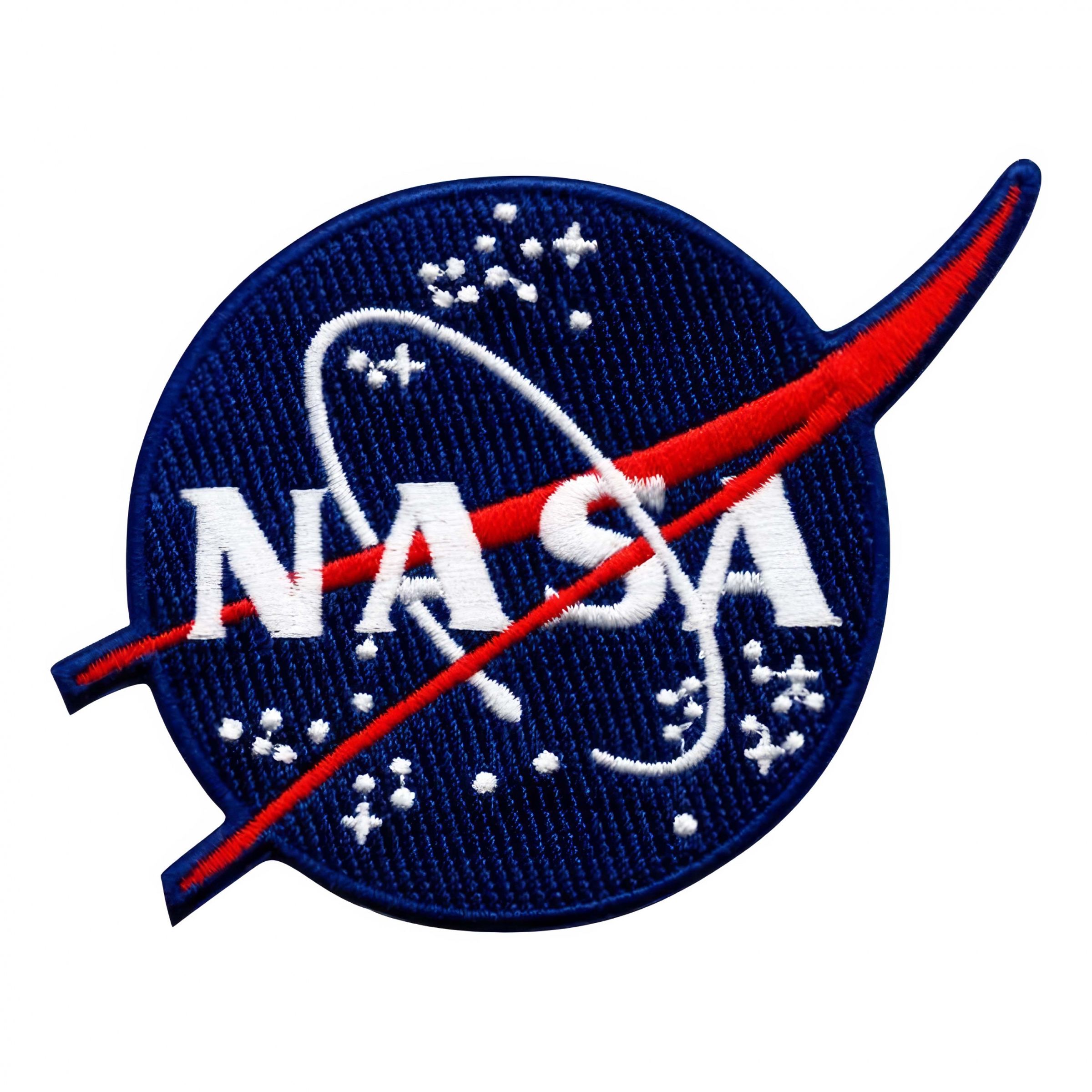 Tygmärke NASA Emblem - Stor