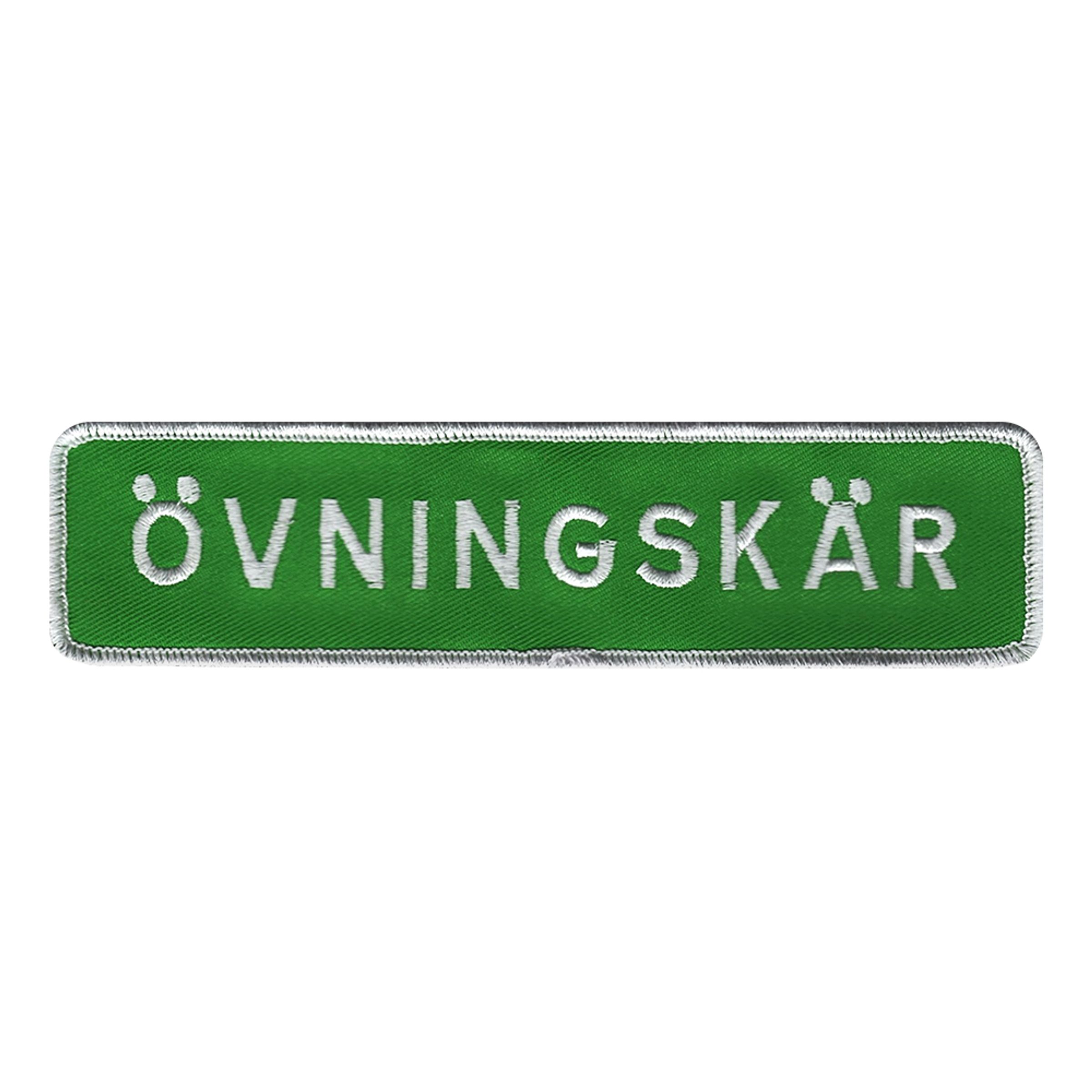 Tygmärke Övningskär