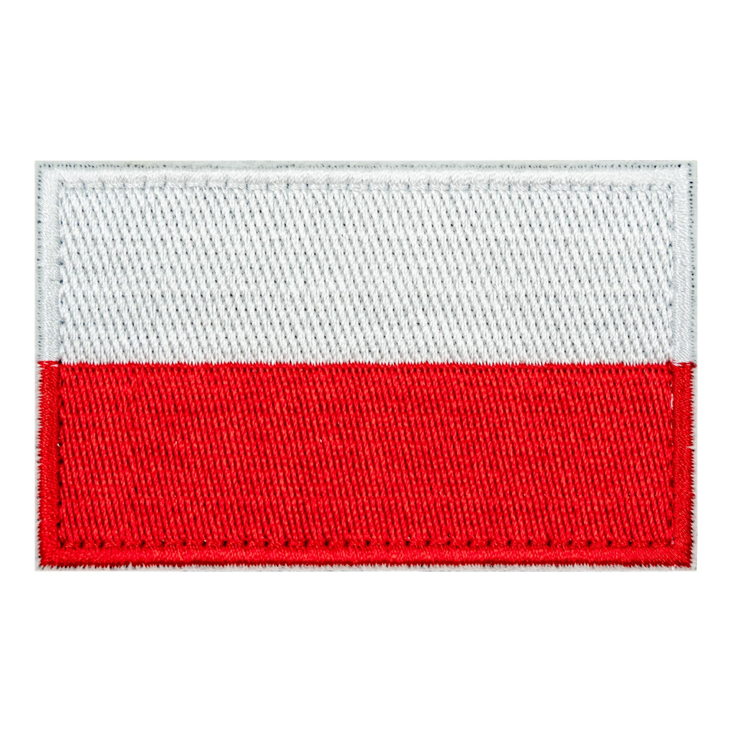 Tygmärke Polska Flaggan