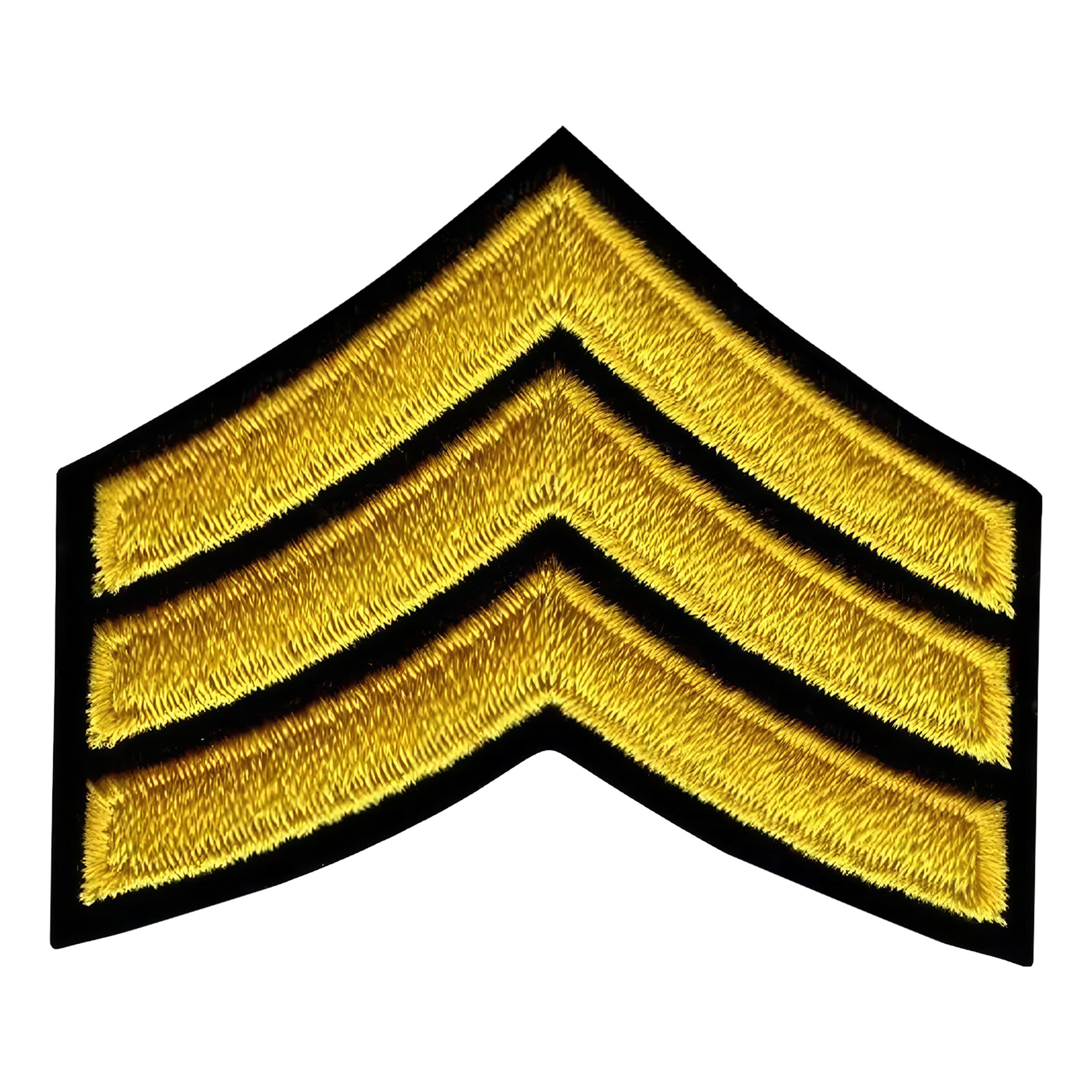 Läs mer om Tygmärke Sergeant Stripes - Guld