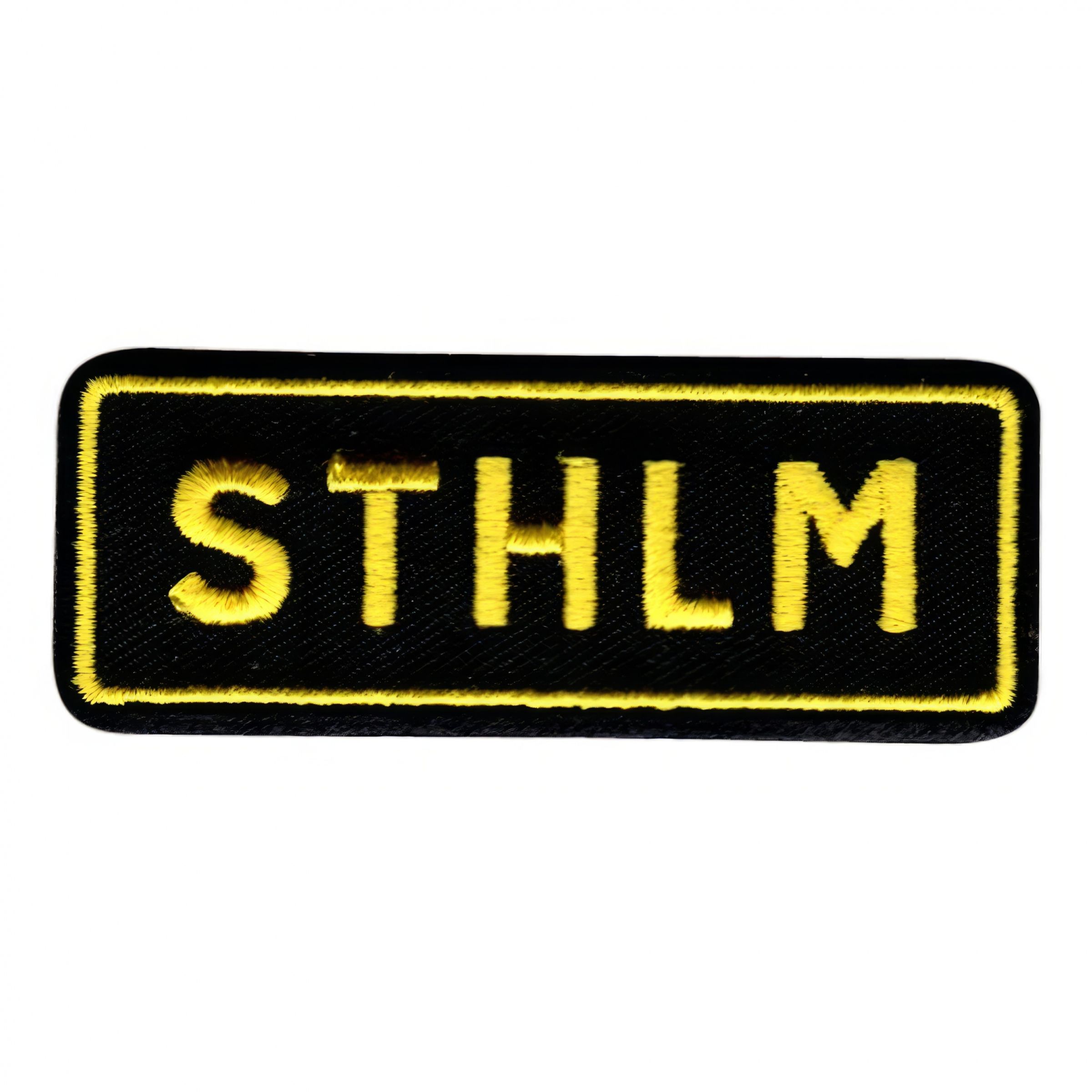 Tygmärke STHLM / Stockholm