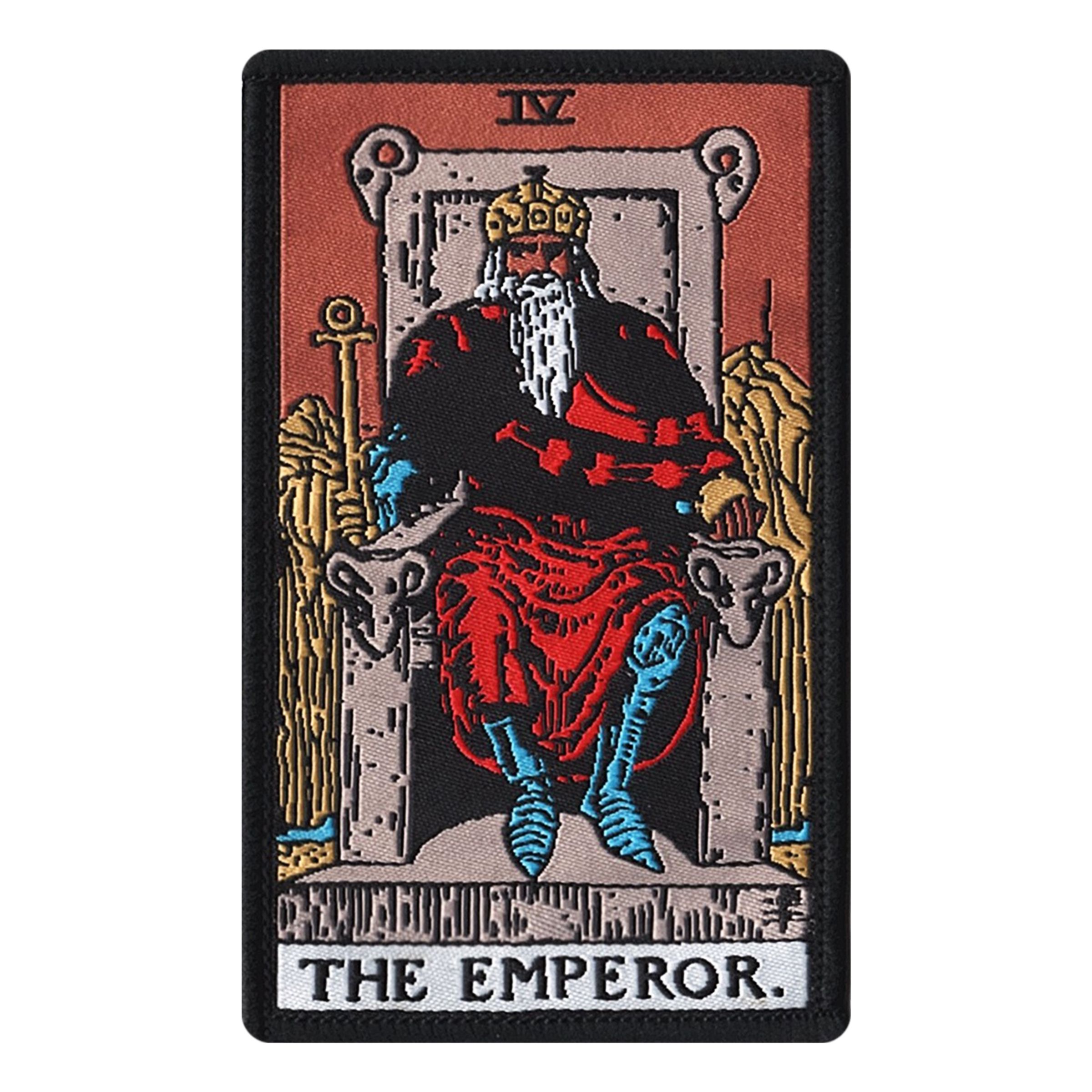 Läs mer om Tygmärke Tarot The Emperor