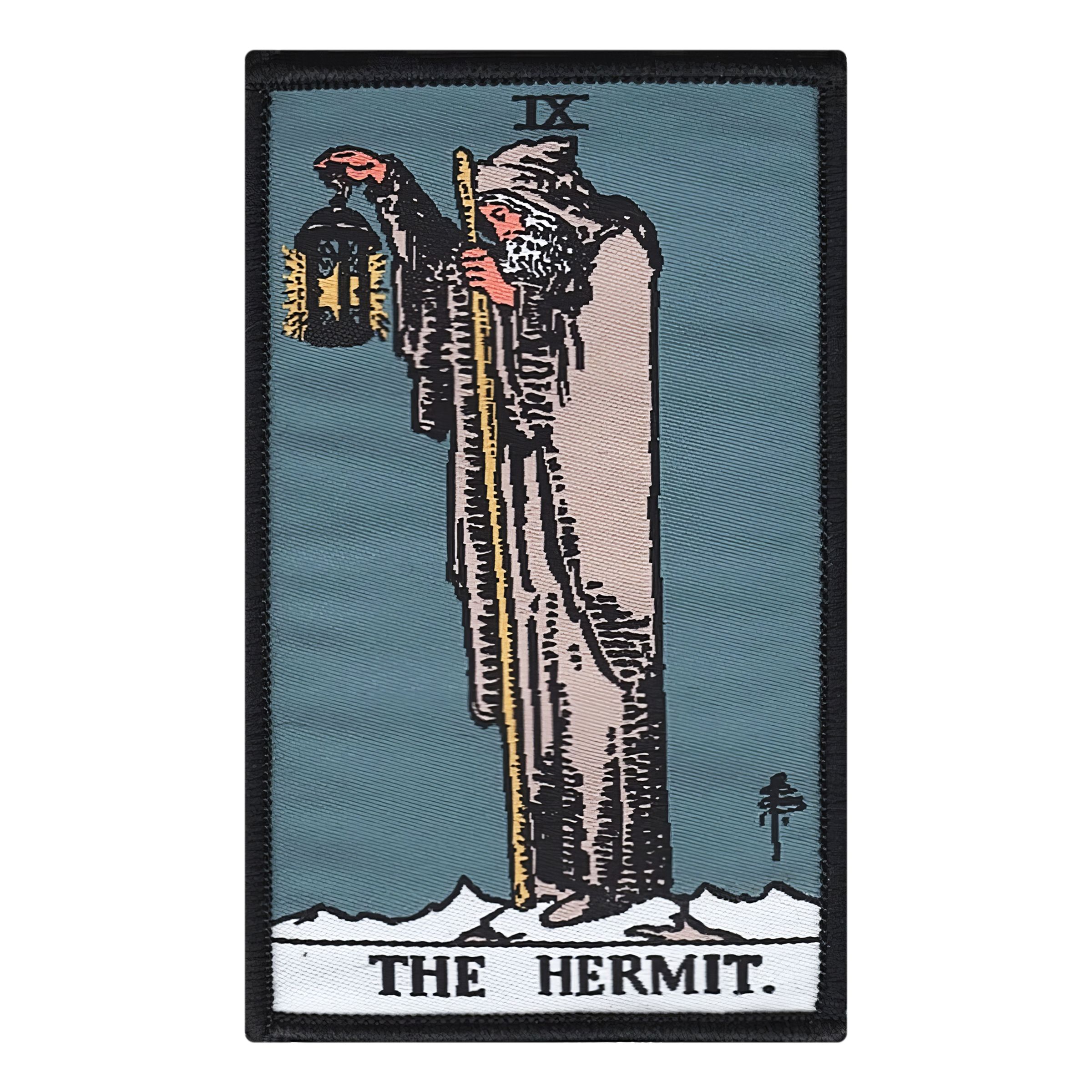 Läs mer om Tygmärke Tarot The Hermit