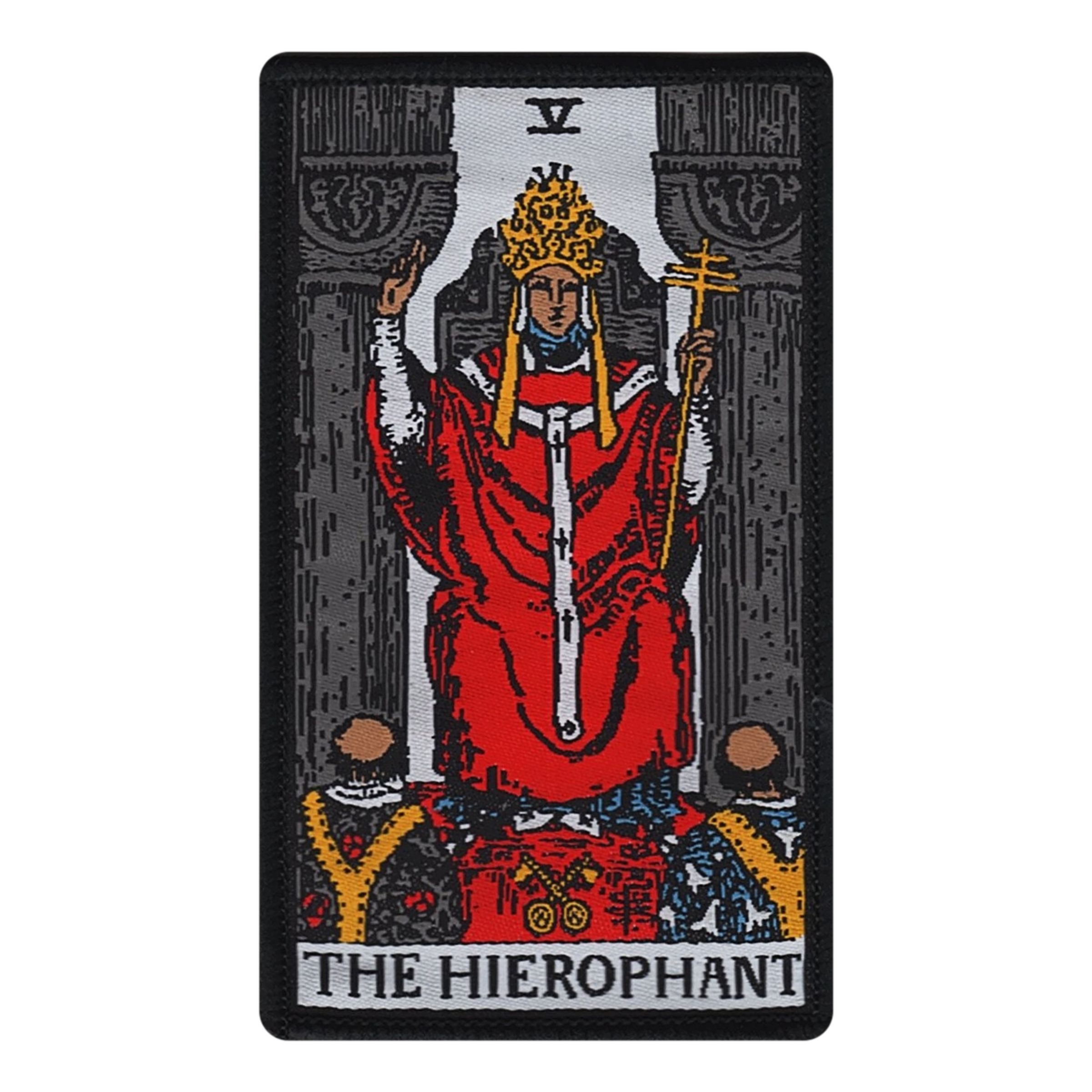 Läs mer om Tygmärke Tarot The Hierophant