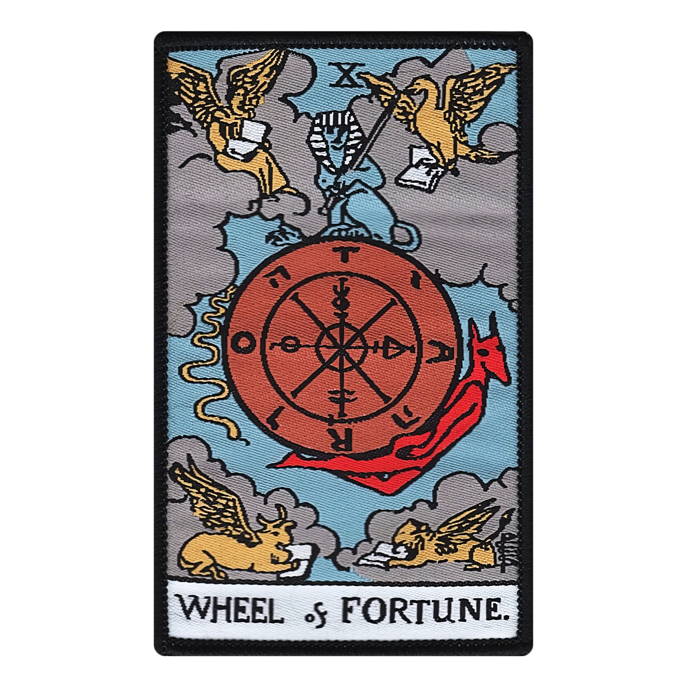 Läs mer om Tygmärke Tarot Wheel of Fortune