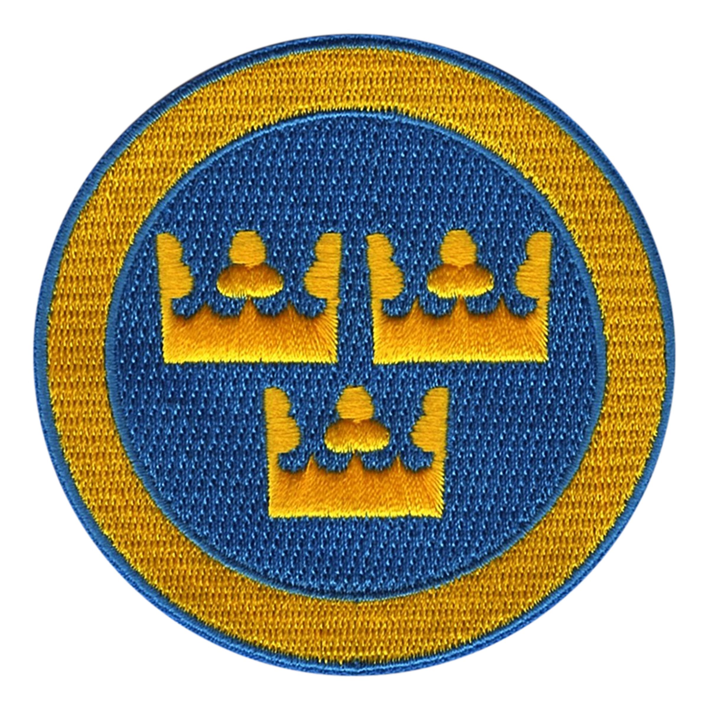 Tygmärke Tre Kronor Emblem