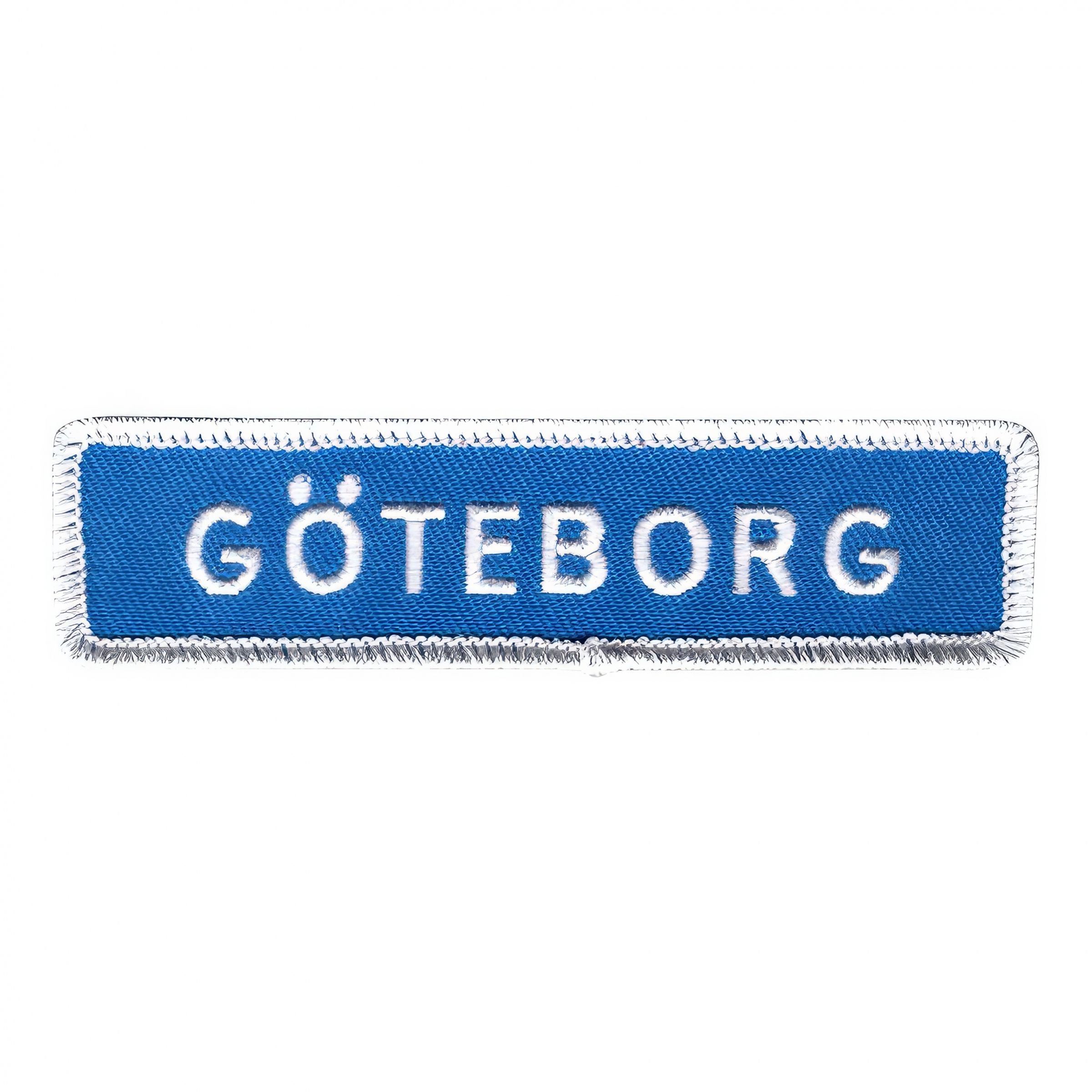 Tygmärke Vägskylt Göteborg