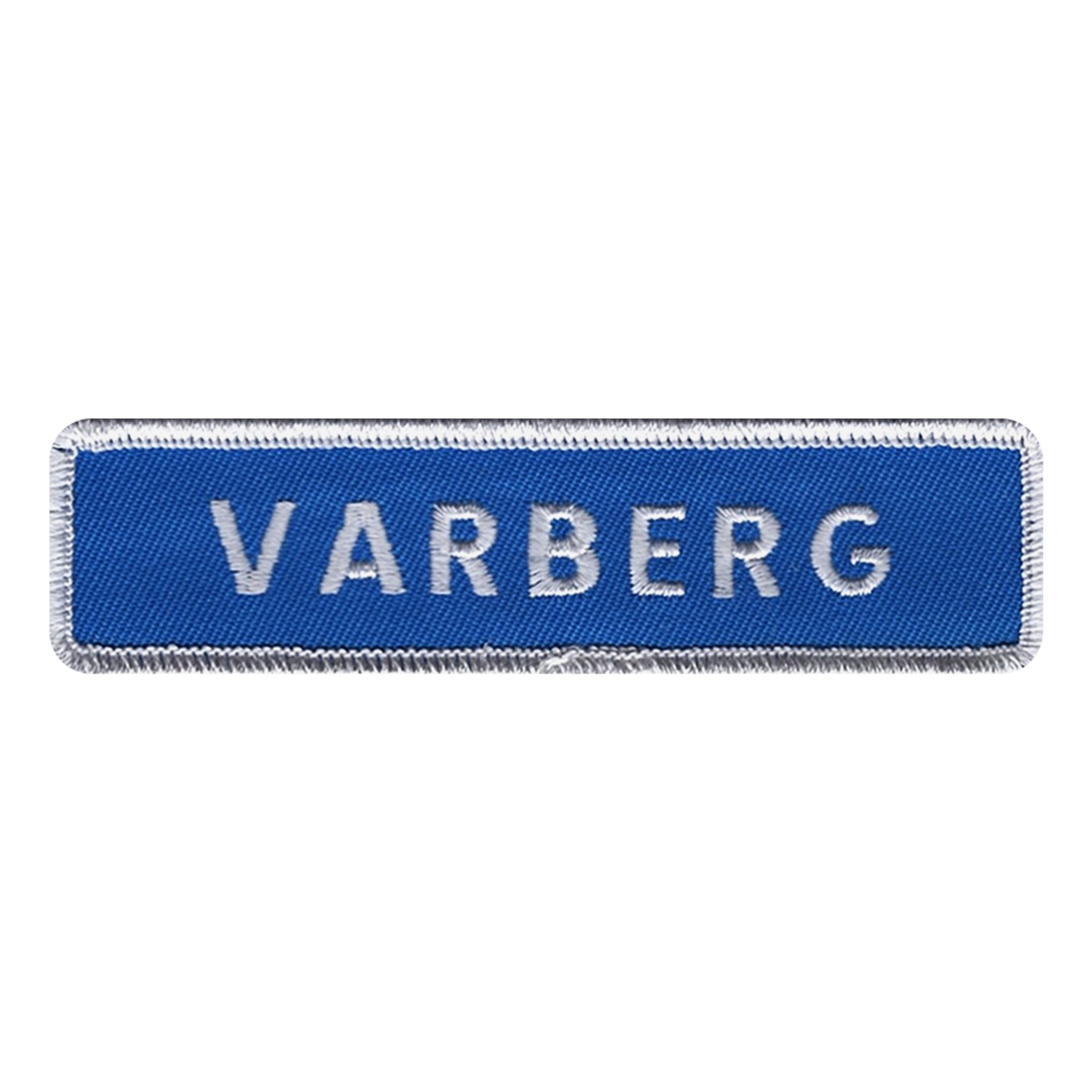 Tygmärke Vägskylt Varberg