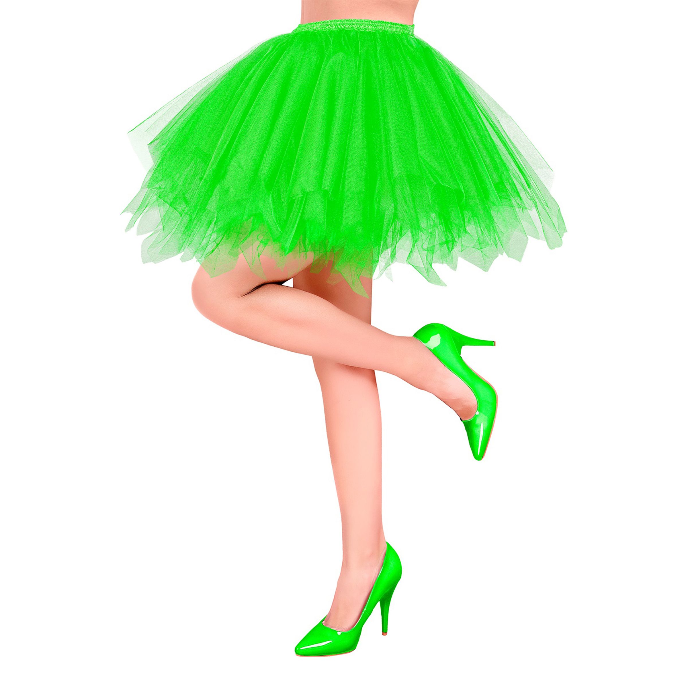 Tyllkjol Neongrön - One size | Hem - Maskerad - Tillbehör - Maskeradaccessoarer | Pryloteket