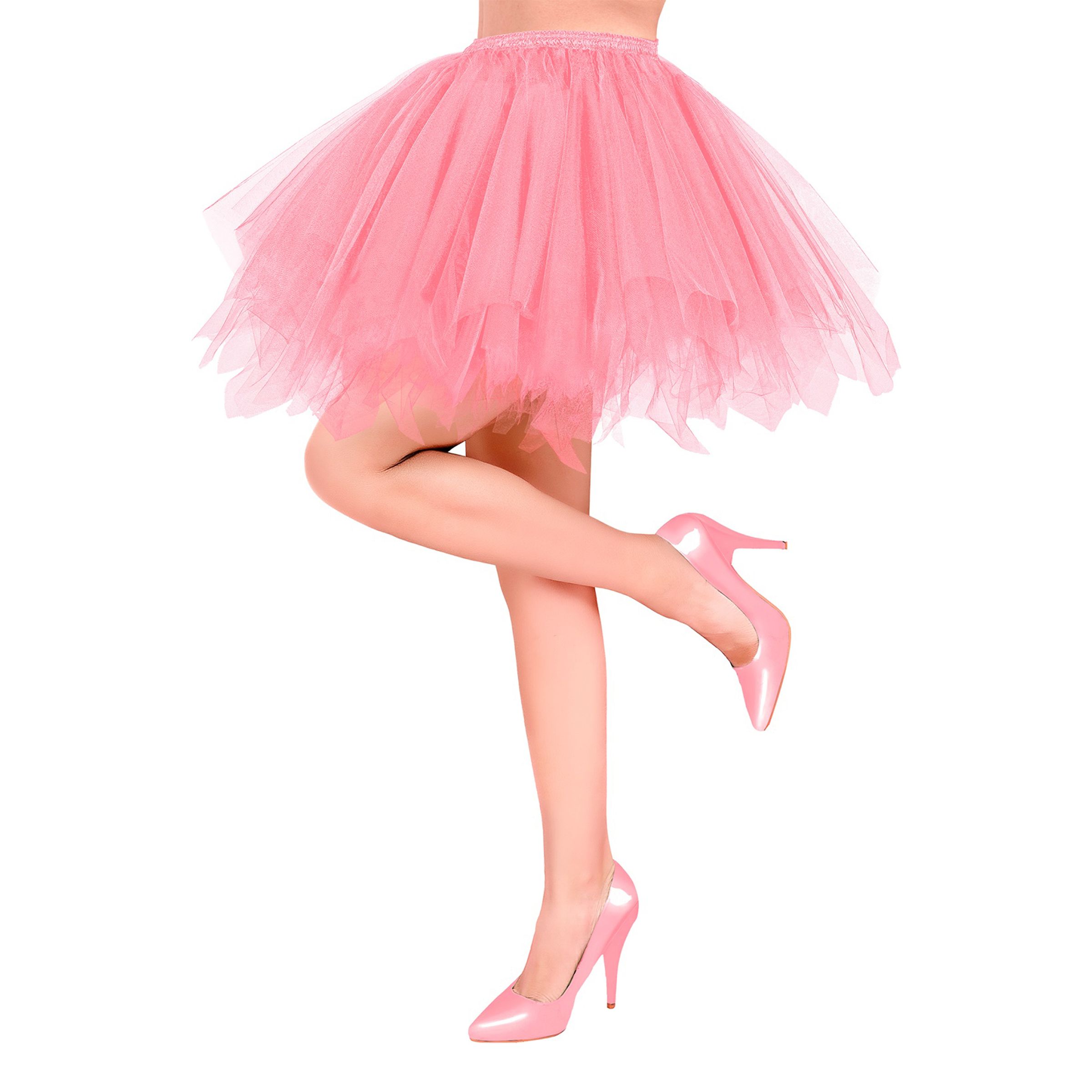 Tyllkjol Rosa - One size | Hem - Maskerad - Tillbehör - Maskeradaccessoarer | Maskeradspecialisten