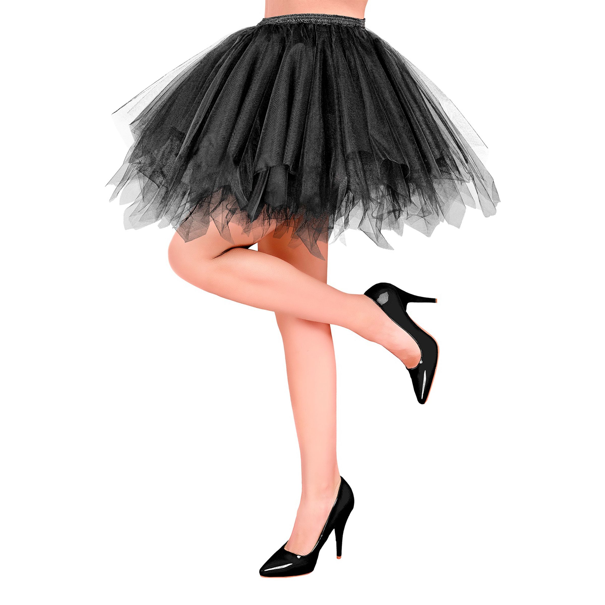 Tyllkjol Svart - One size | Hem - Maskerad - Tillbehör - Maskeradaccessoarer | Maskeradspecialisten