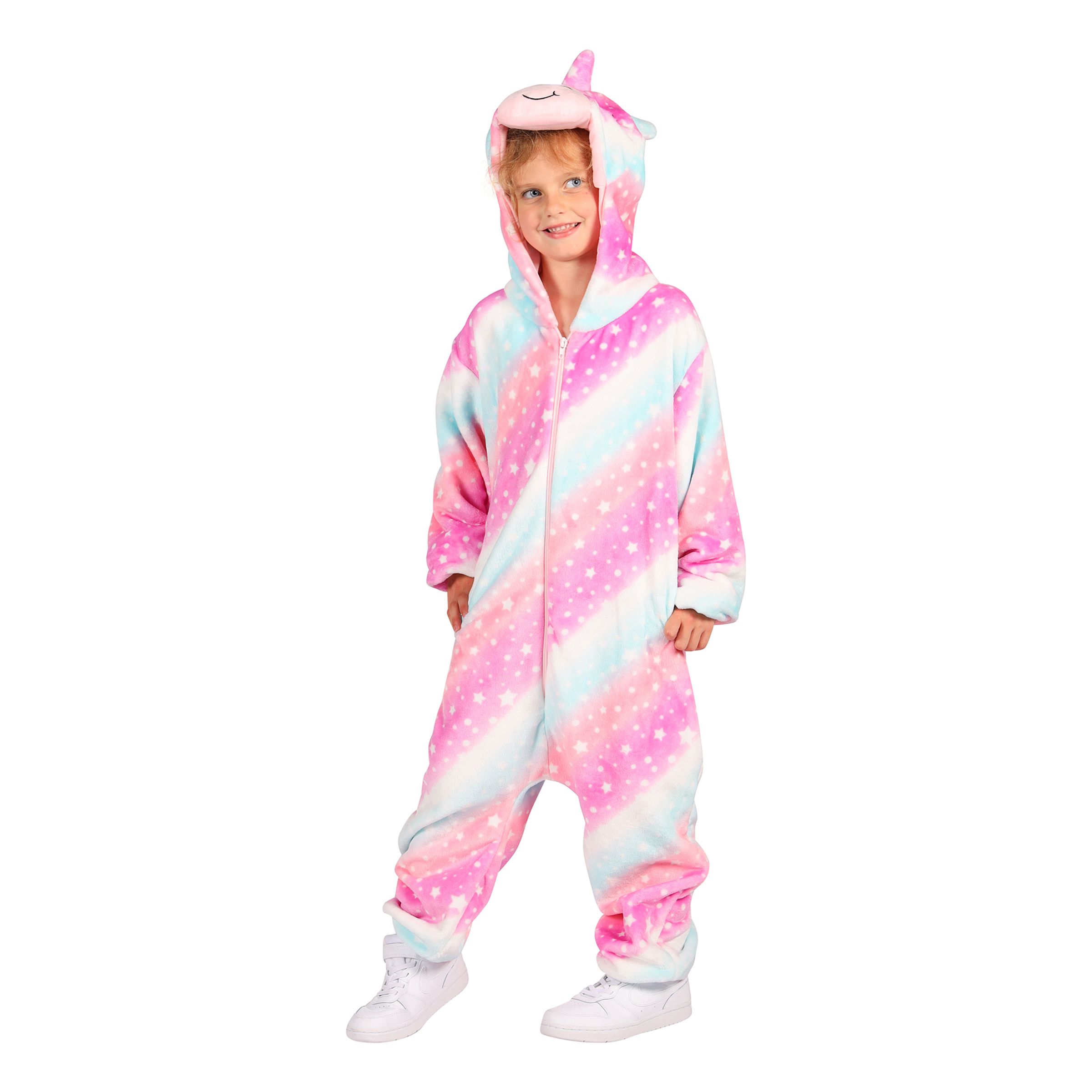 Unicorn Jumpsuit Barn Maskeraddräkt - XX-Large | Hem - Maskerad - Maskeraddräkter - Barndräkter | Pryloteket