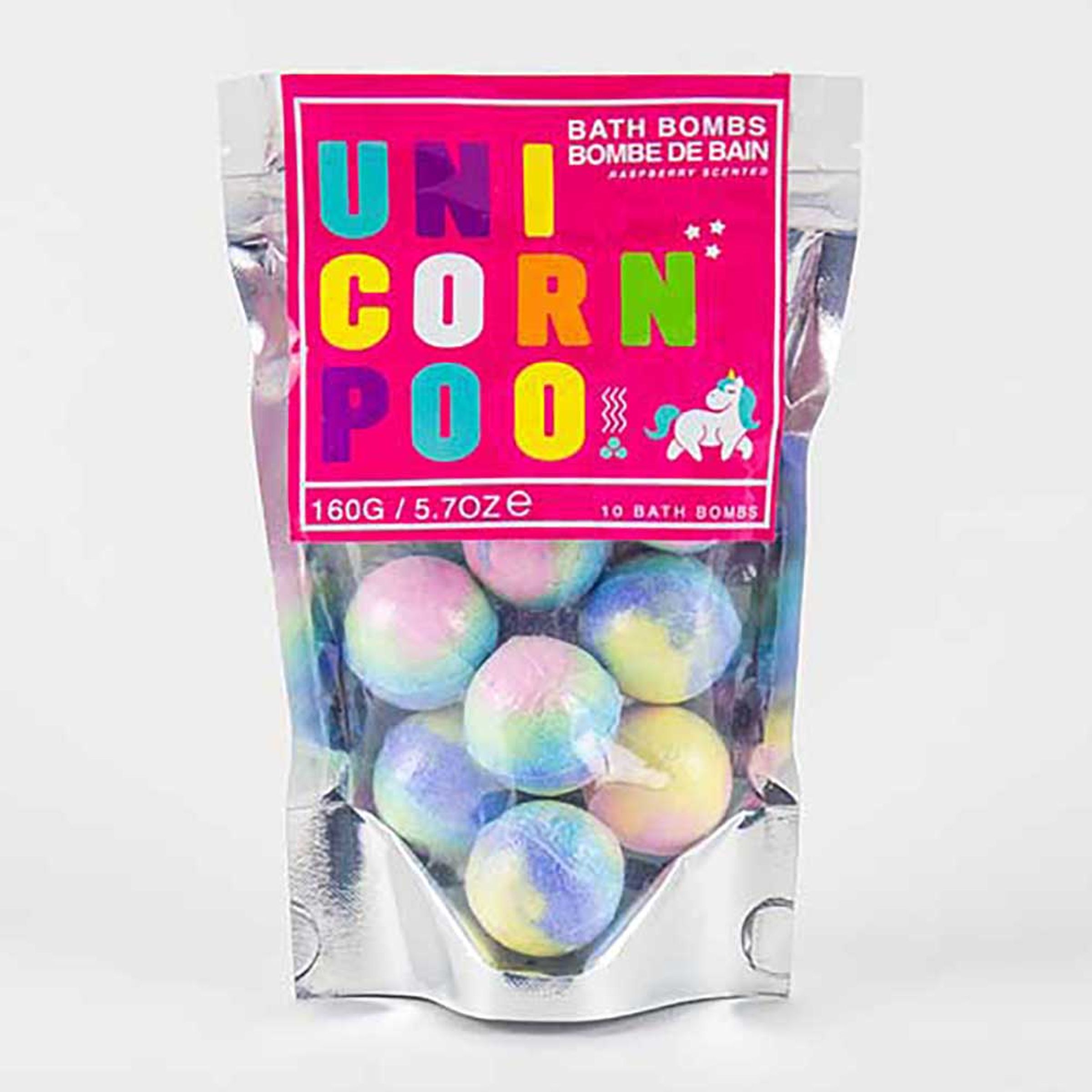 Läs mer om Unicorn Poo Badbomber - 10-pack