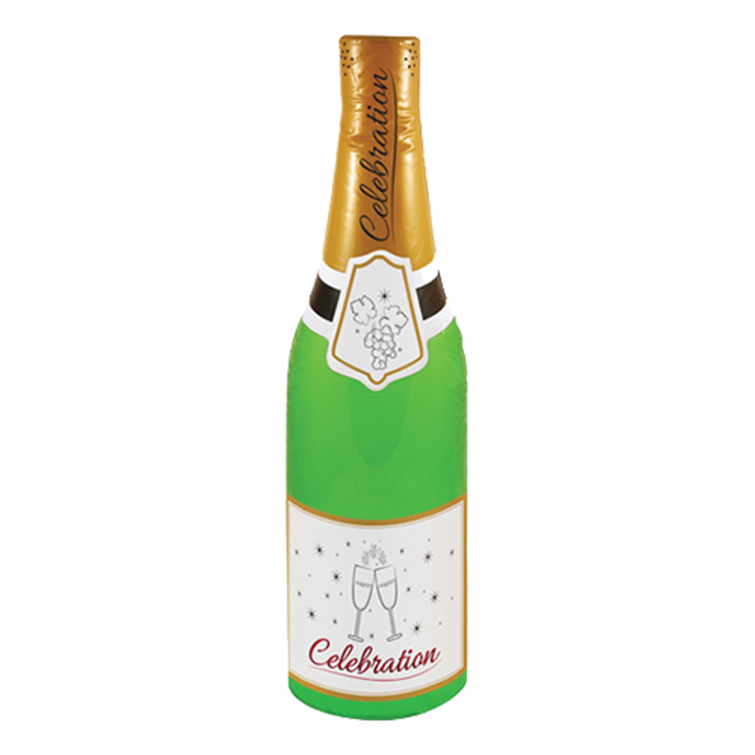Läs mer om Uppblåsbar Champagneflaska - Liten