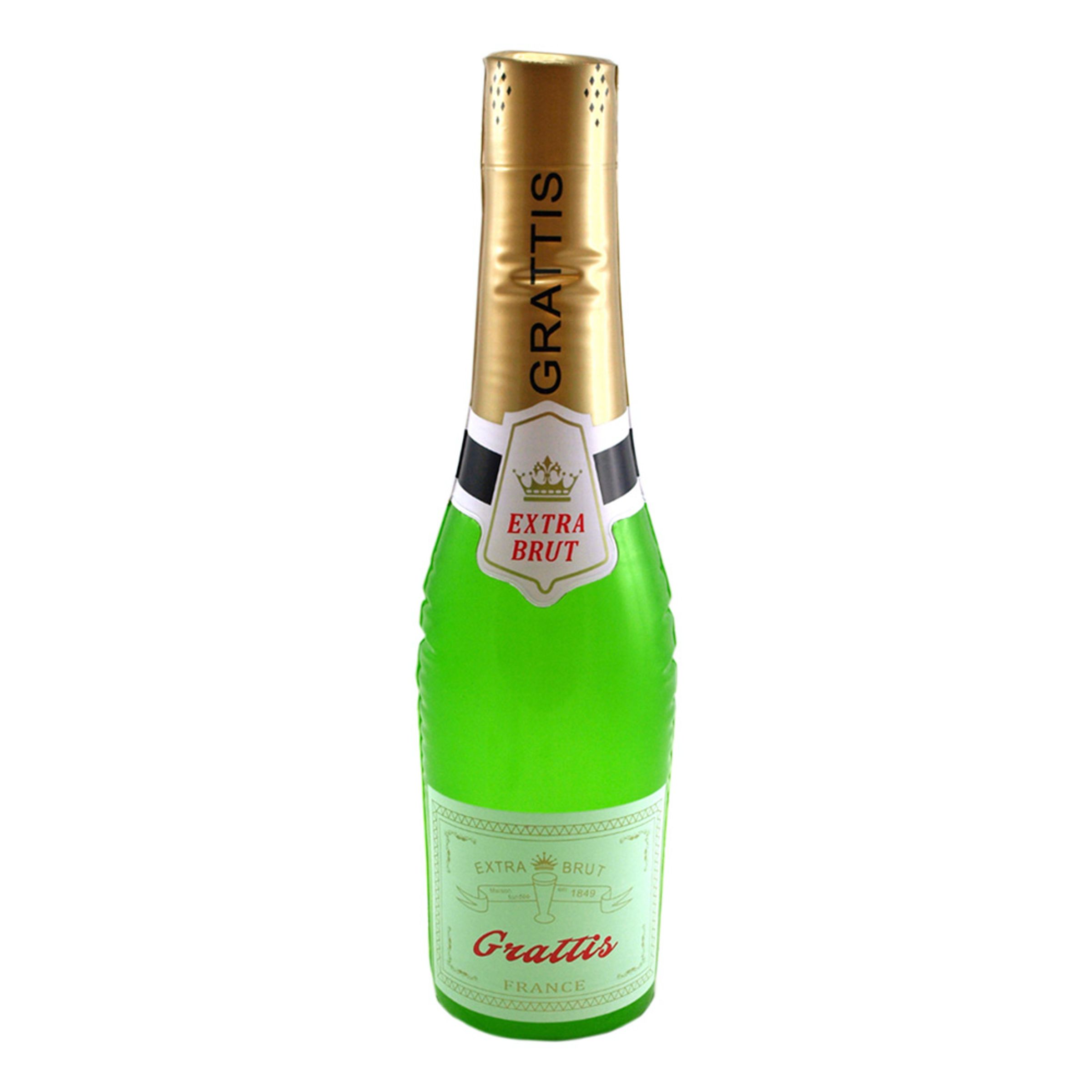 Läs mer om Uppblåsbar Champagneflaska Grattis