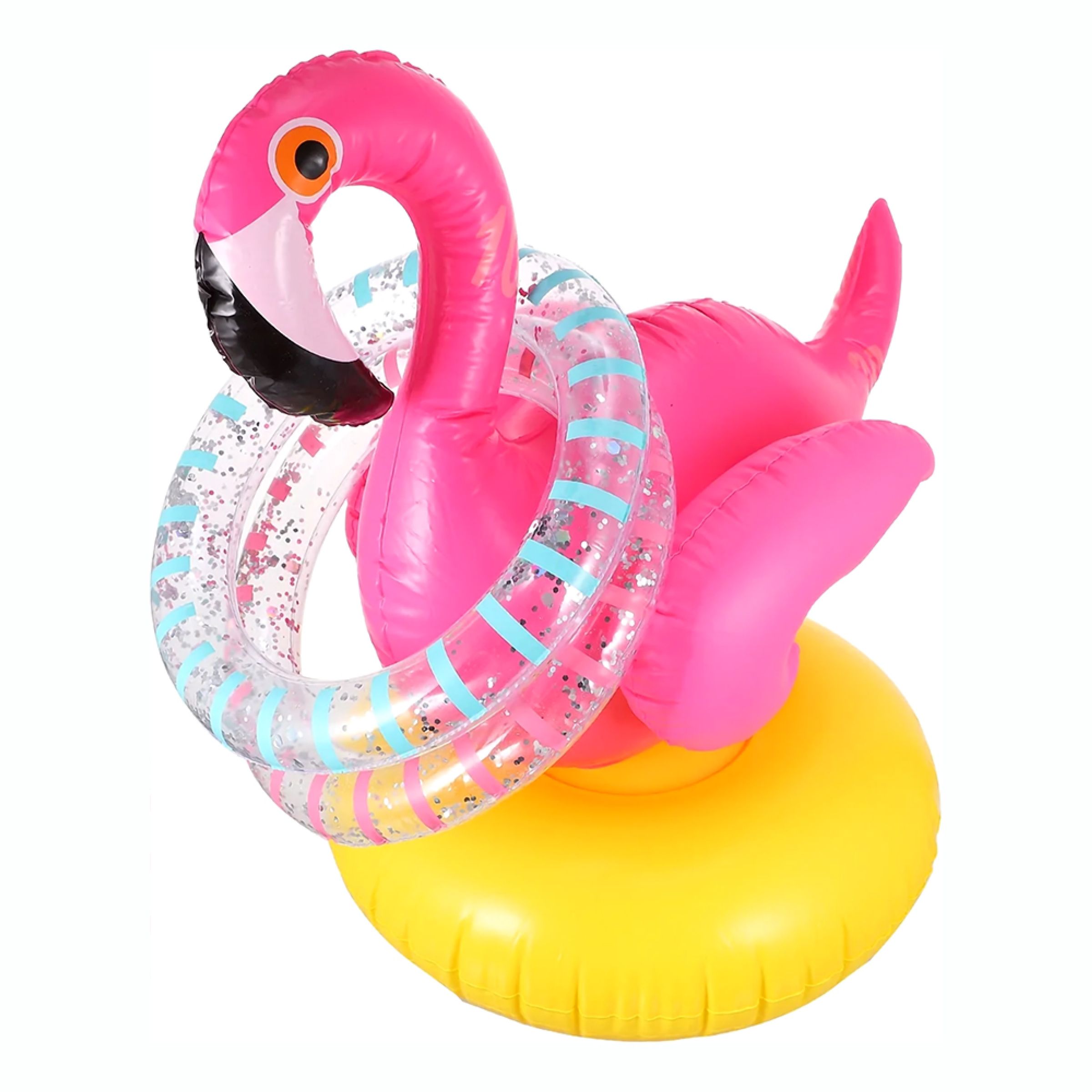 Läs mer om Uppblåsbar Flamingo Ring Spel